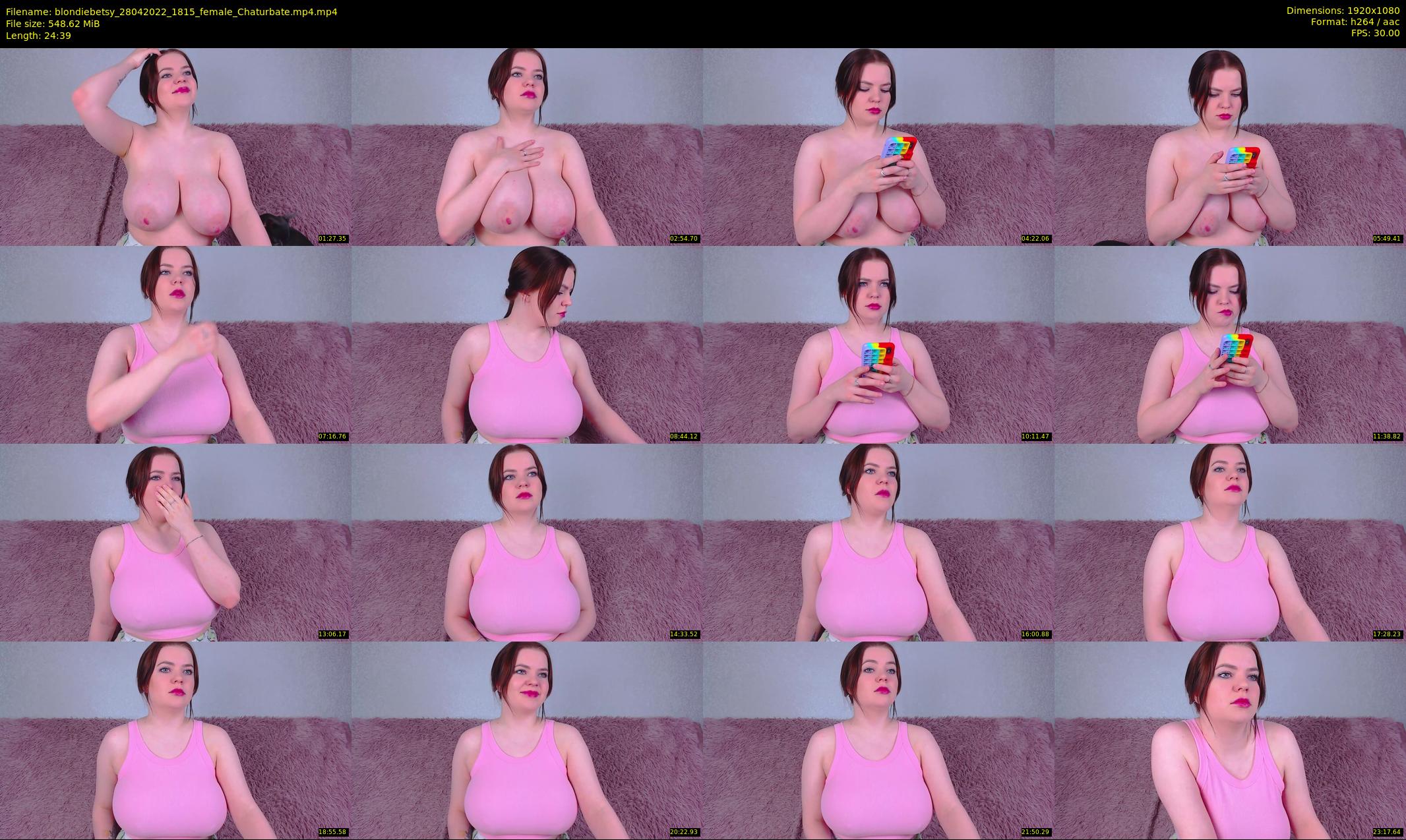 blondiebetsy — 25 minute Chaturbate female cam show recording, 1080p, Apr 28, 2022