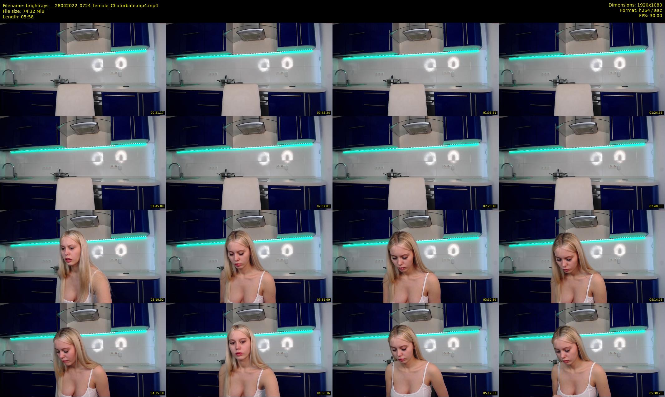 brightrays__ — 6 minute Chaturbate female cam show recording, 1080p, Apr 28, 2022
