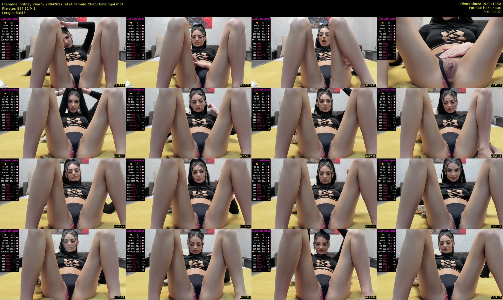 britney_charm — 54 minute Chaturbate female cam show recording, 1080p, Apr 28, 2022