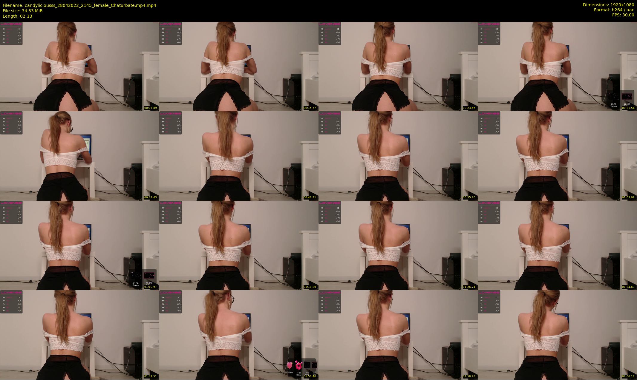 candyliciousss — 3 minute Chaturbate female cam show recording, 1080p, Apr 28, 2022
