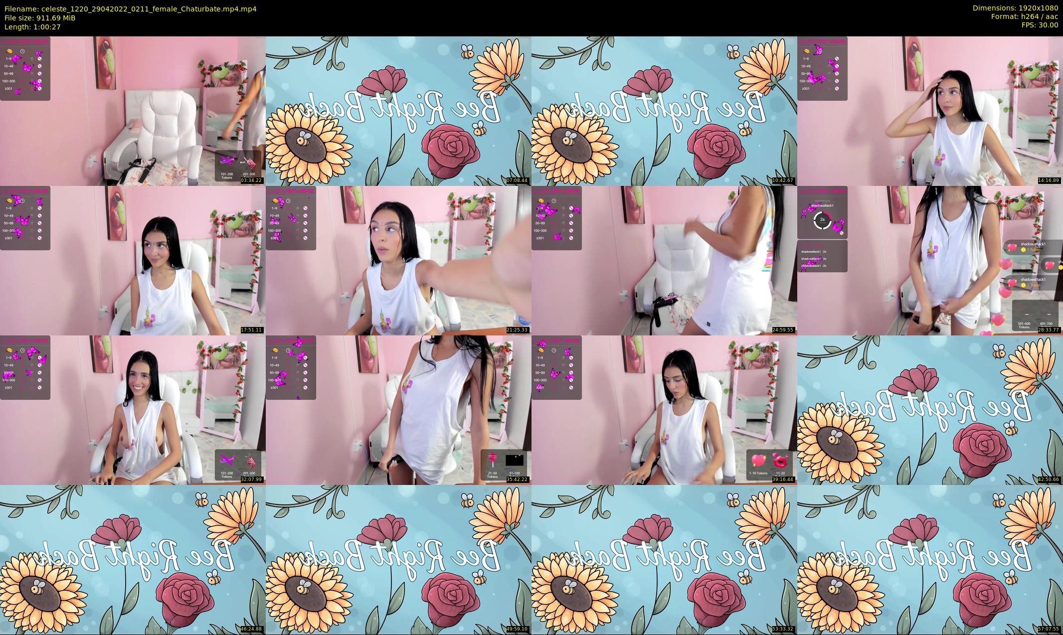 celeste_1220 — 61 minute Chaturbate female cam show recording, 1080p, Apr 29, 2022