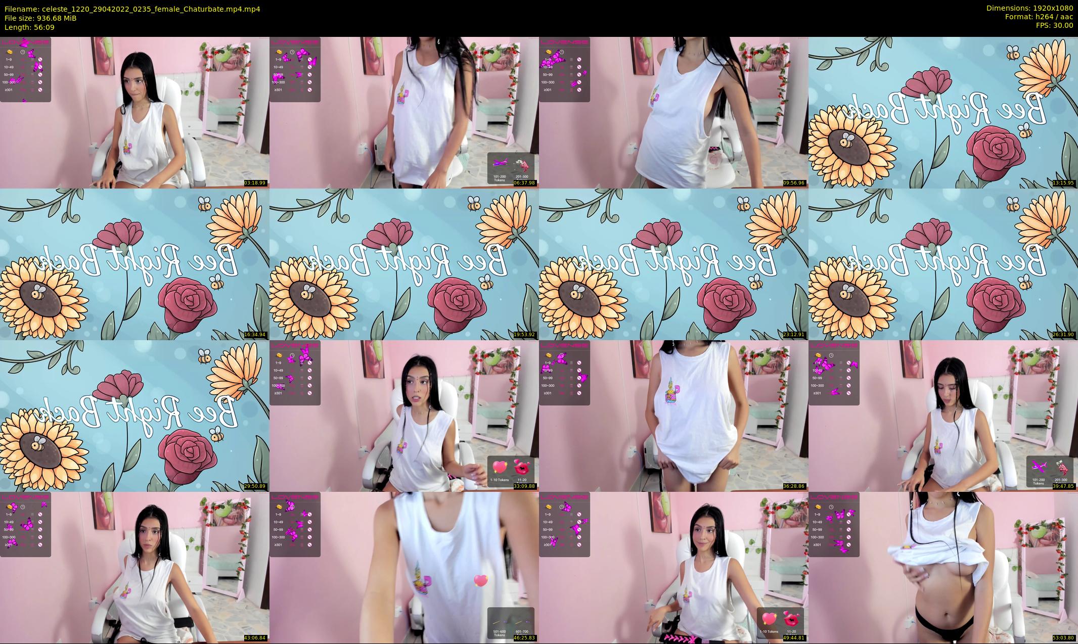 celeste_1220 — 57 minute Chaturbate female cam show recording, 1080p, Apr 29, 2022