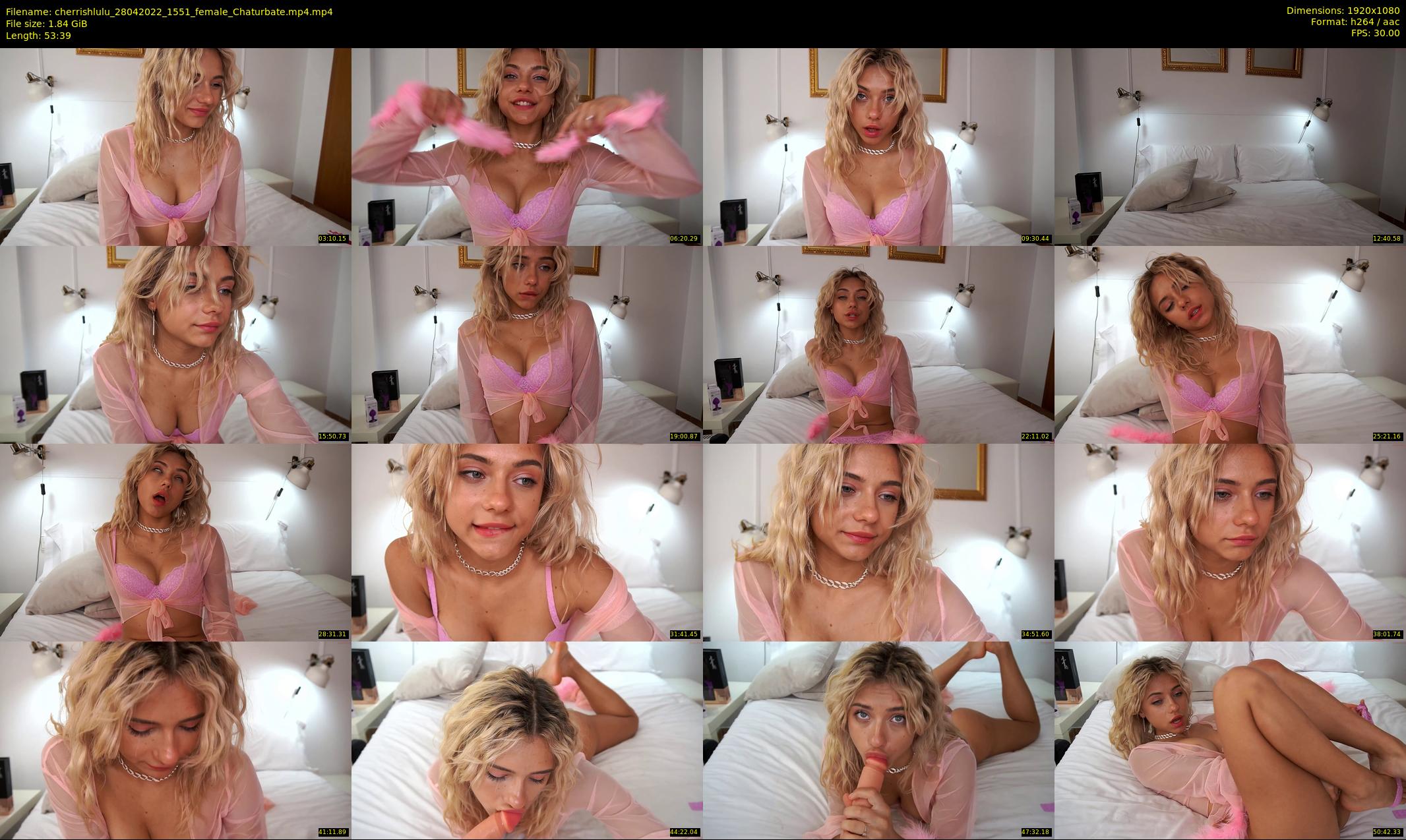 cherrishlulu — 54 minute Chaturbate female cam show recording, 1080p, Apr 28, 2022