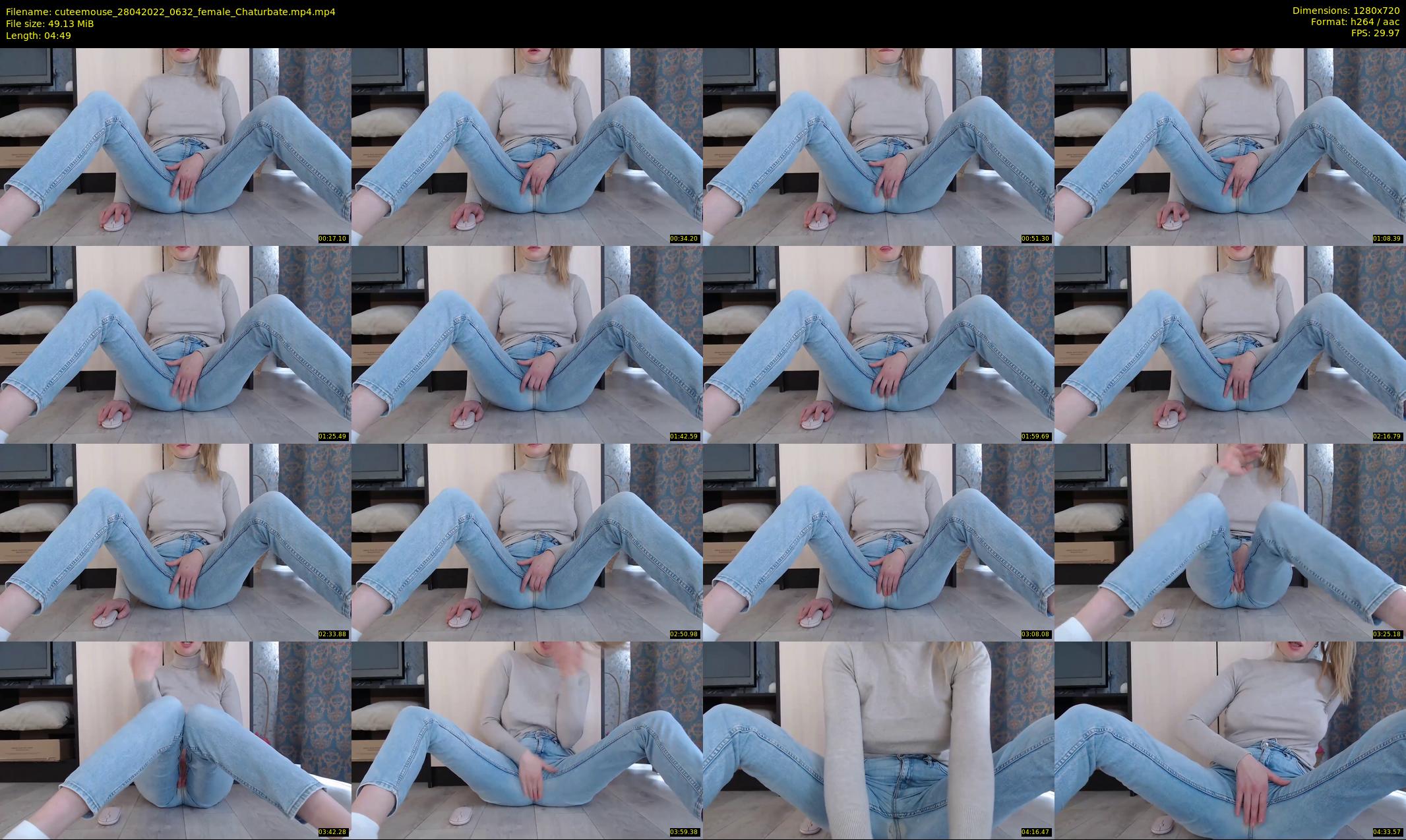 cuteemouse — 5 minute Chaturbate female cam show recording, 720p, Apr 28, 2022