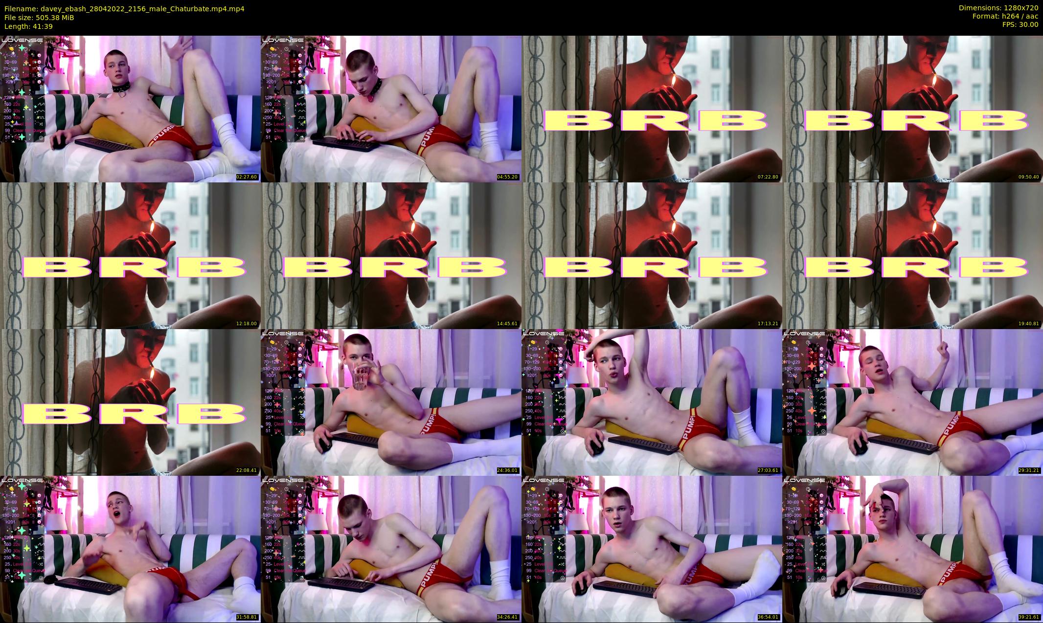 davey_ebash — 42 minute Chaturbate male cam show recording, 720p, Apr 28, 2022