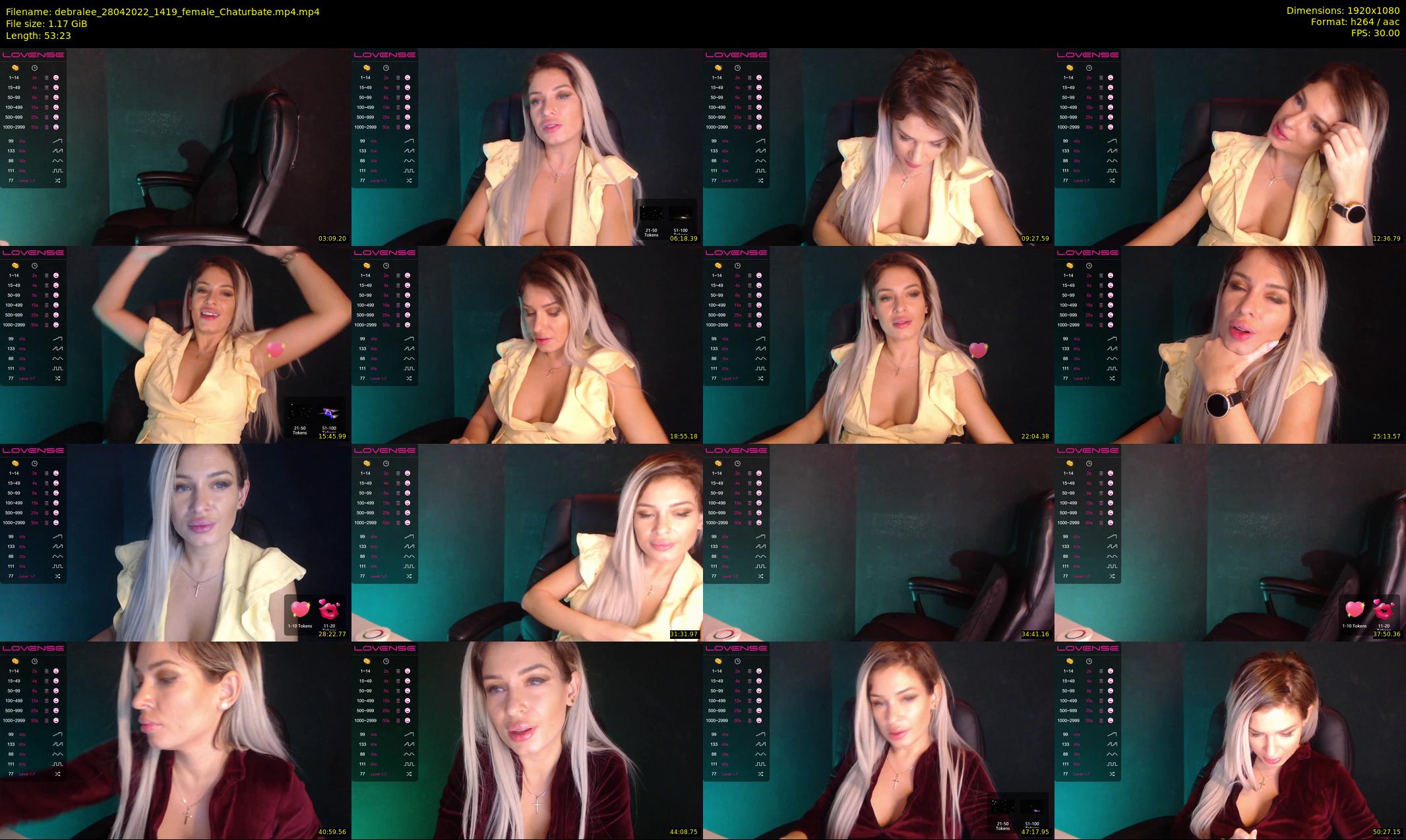 debralee — 54 minute Chaturbate female cam show recording, 1080p, Apr 28, 2022