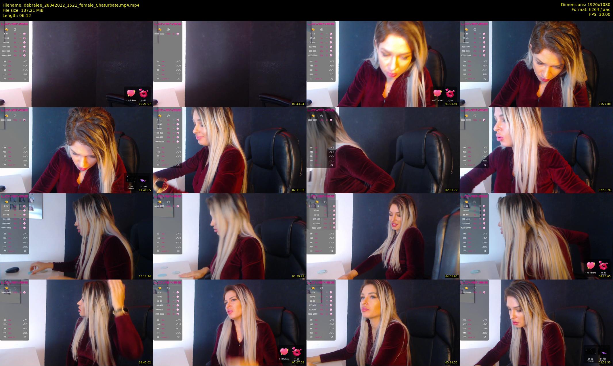 debralee — 7 minute Chaturbate female cam show recording, 1080p, Apr 28, 2022