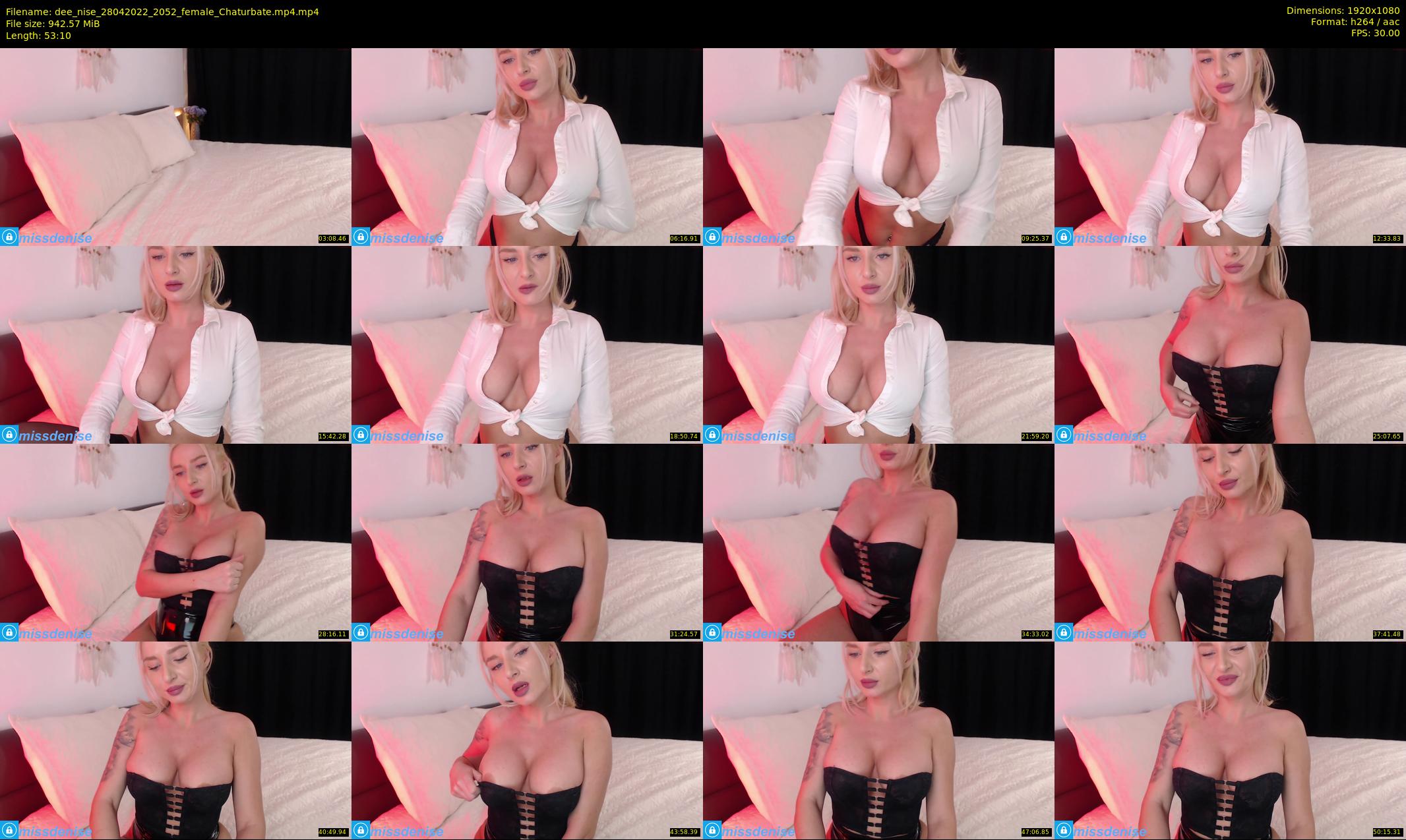 dee_nise — 54 minute Chaturbate female cam show recording, 1080p, Apr 28, 2022