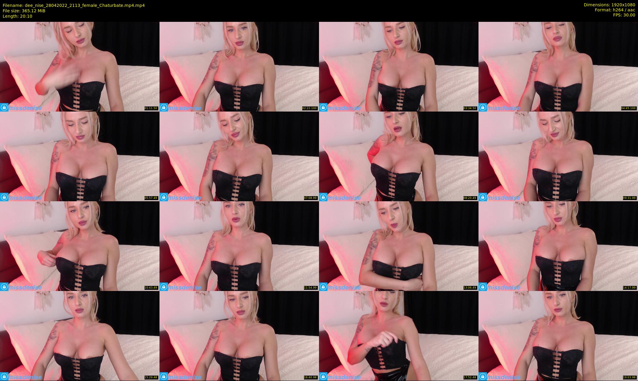 dee_nise — 21 minute Chaturbate female cam show recording, 1080p, Apr 28, 2022