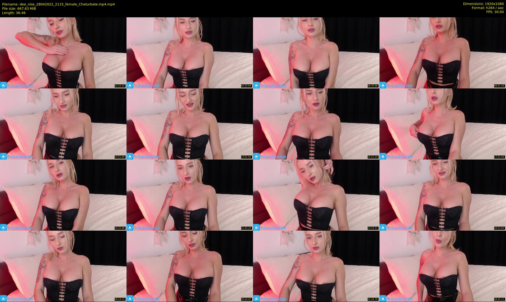 dee_nise — 37 minute Chaturbate female cam show recording, 1080p, Apr 28, 2022