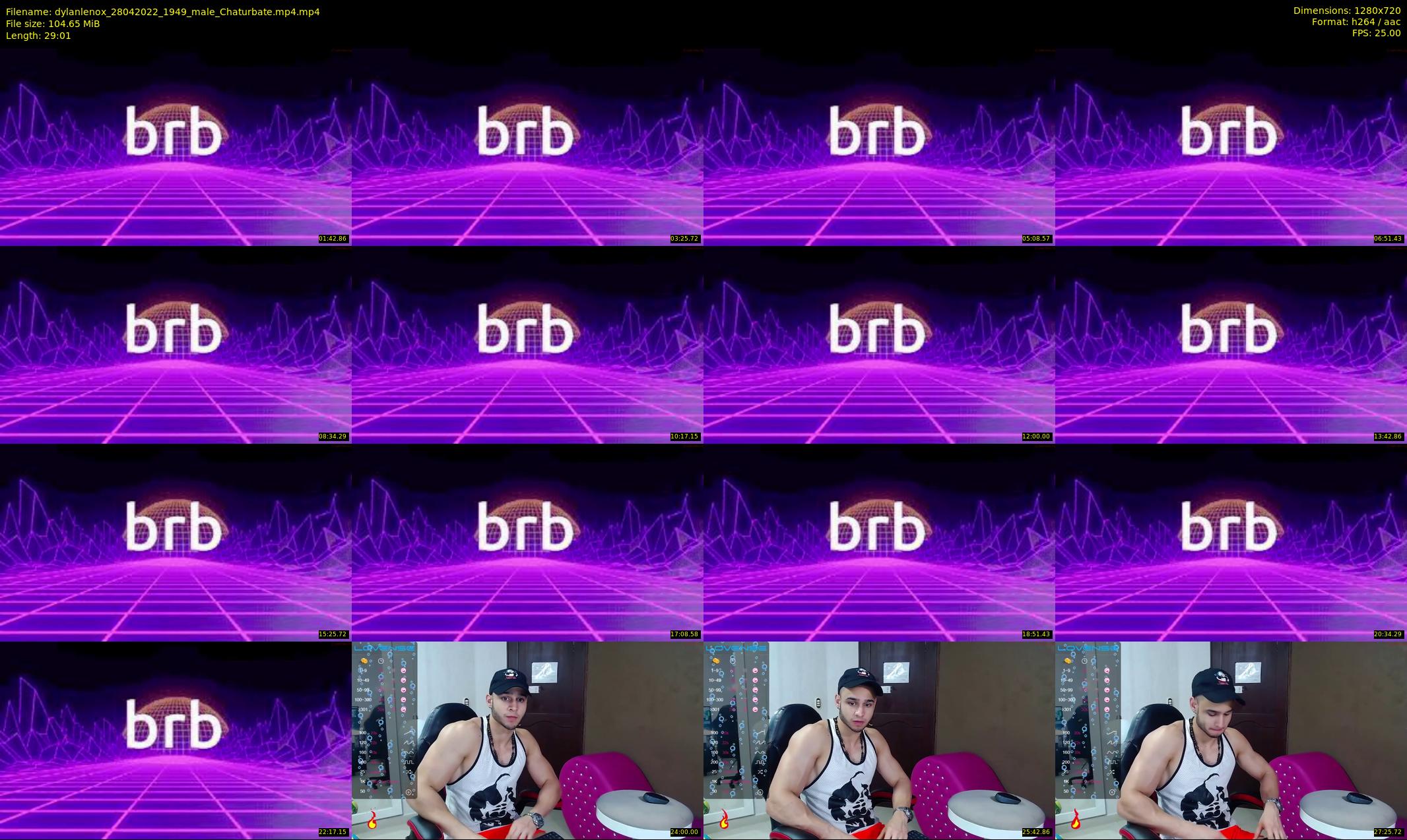 dylanlenox — 30 minute Chaturbate male cam show recording, 720p, Apr 28, 2022