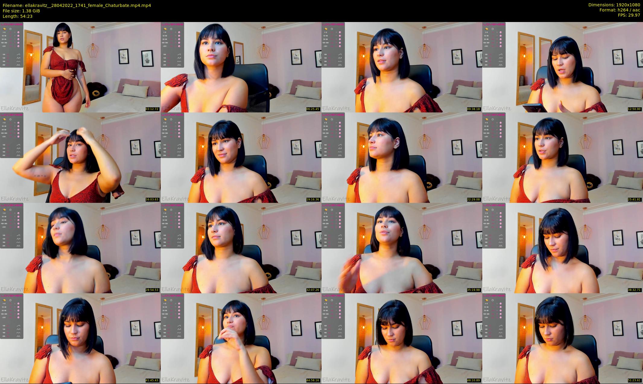 ellakravitz_ — 55 minute Chaturbate female cam show recording, 1080p, Apr 28, 2022