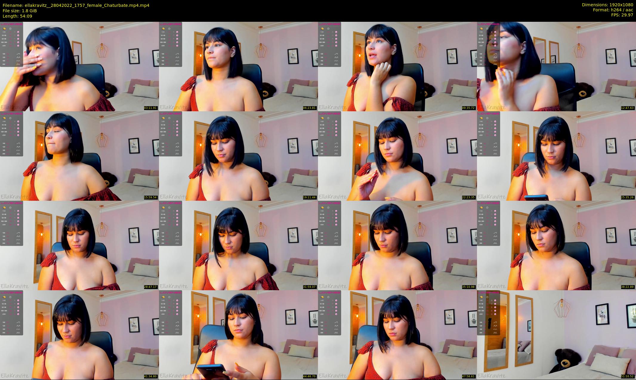 ellakravitz_ — 55 minute Chaturbate female cam show recording, 1080p, Apr 28, 2022