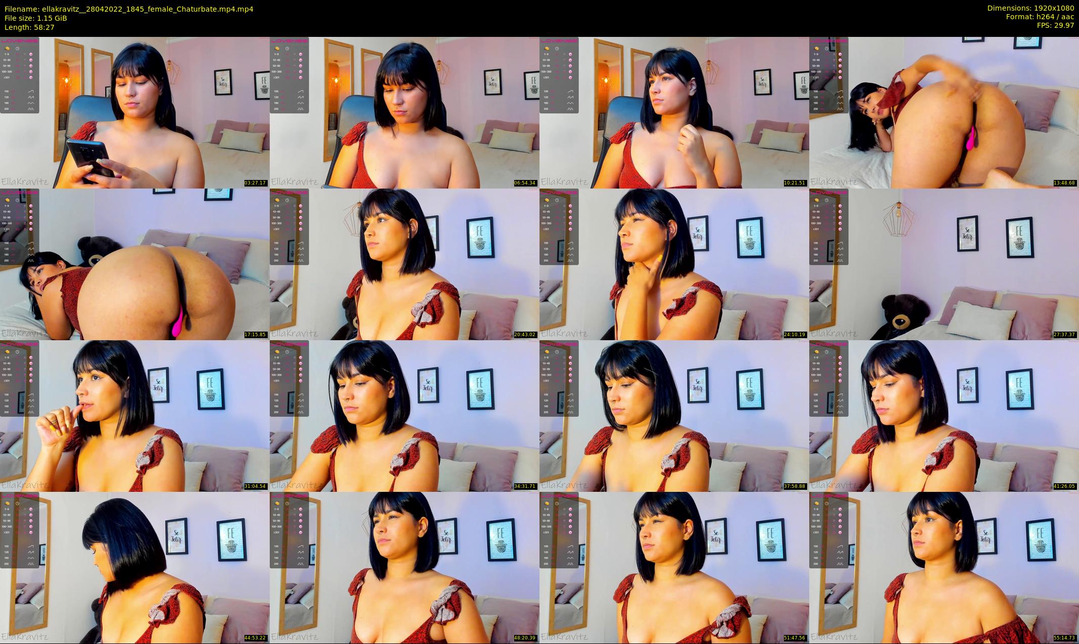 ellakravitz_ — 59 minute Chaturbate female cam show recording, 1080p, Apr 28, 2022