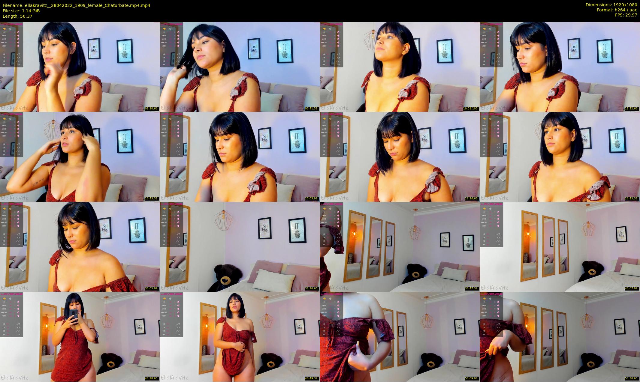 ellakravitz_ — 57 minute Chaturbate female cam show recording, 1080p, Apr 28, 2022