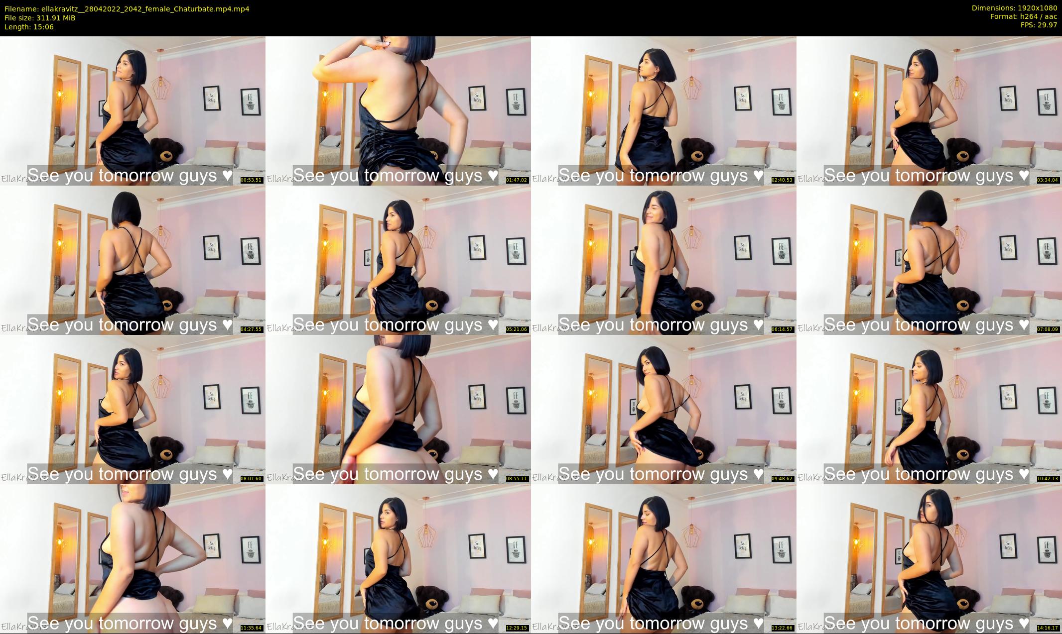 ellakravitz_ — 16 minute Chaturbate female cam show recording, 1080p, Apr 28, 2022