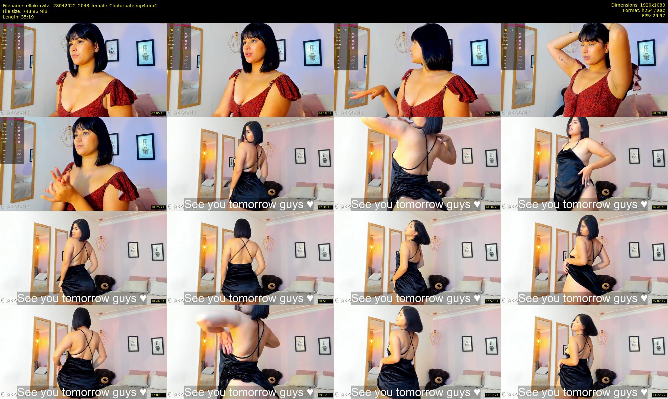 ellakravitz_ — 36 minute Chaturbate female cam show recording, 1080p, Apr 28, 2022