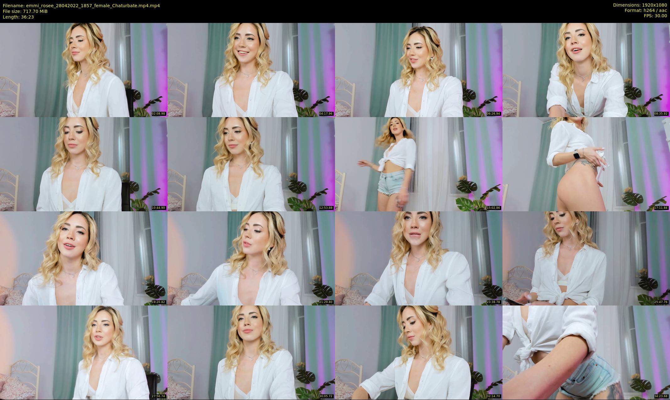 emmi_rosee — 37 minute Chaturbate female cam show recording, 1080p, Apr 28, 2022