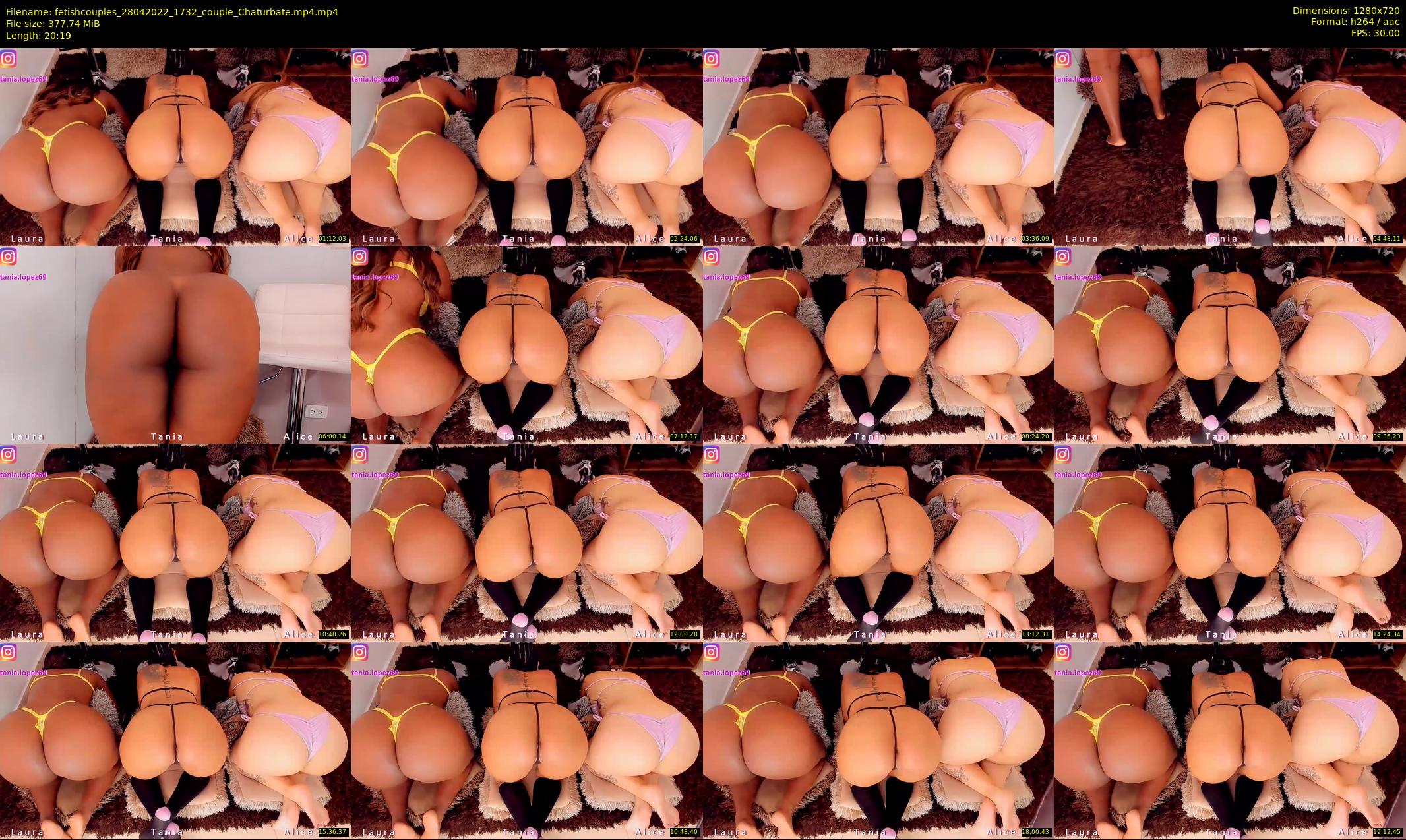 fetishcouples — 21 minute Chaturbate couple cam show recording, 720p, Apr 28, 2022