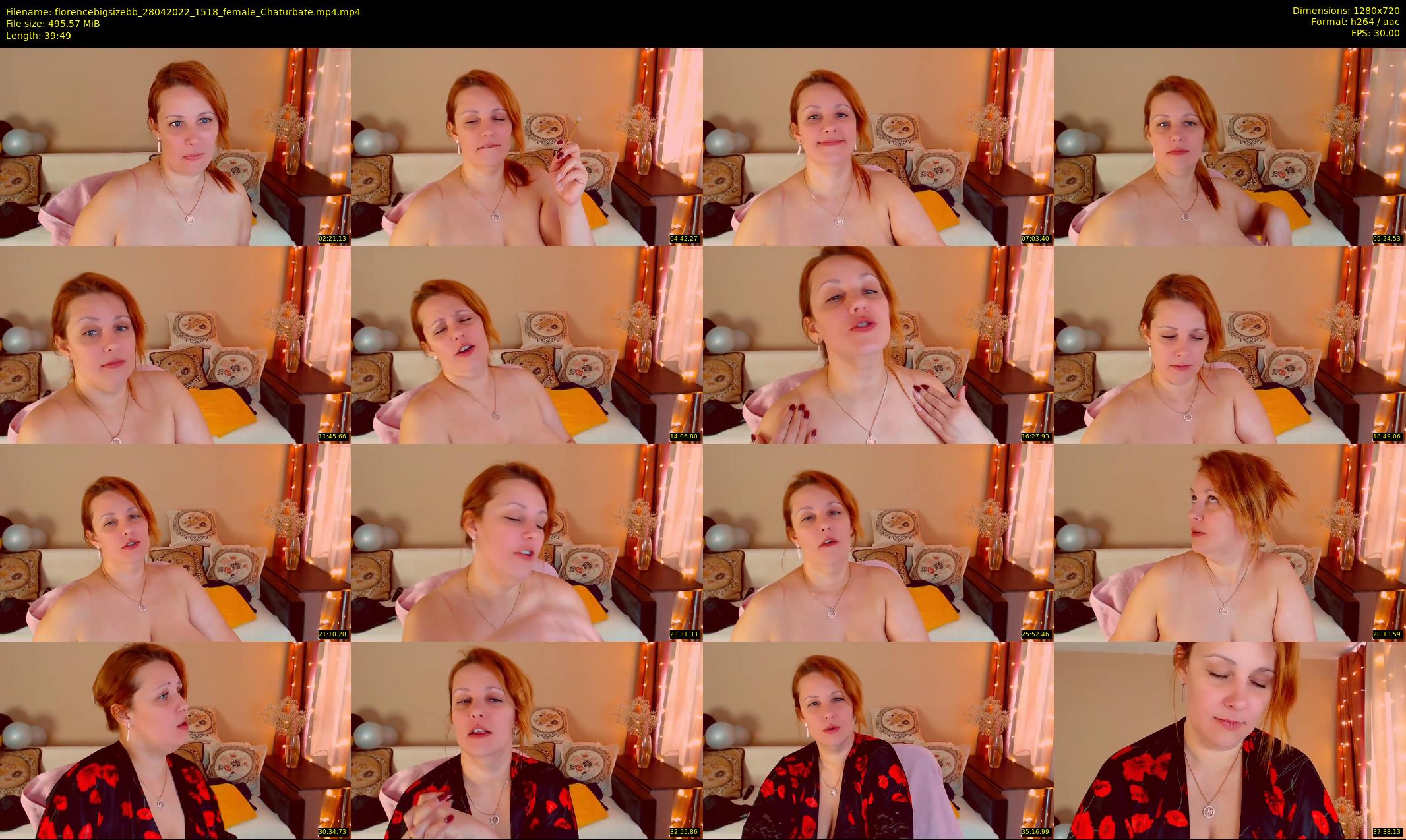 florencebigsizebb — 40 minute Chaturbate female cam show recording, 720p, Apr 28, 2022