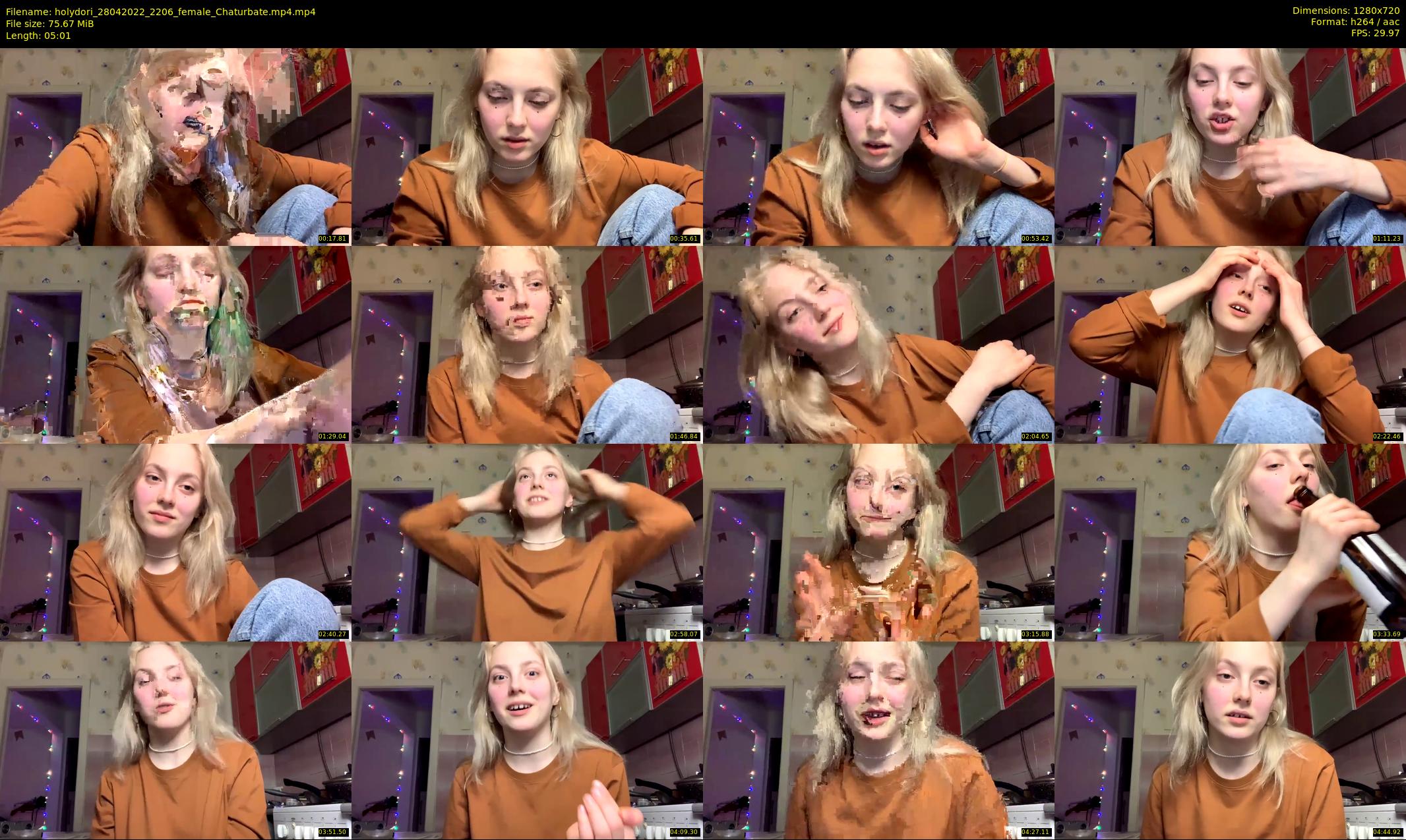 holydori — 6 minute Chaturbate female cam show recording, 720p, Apr 28, 2022