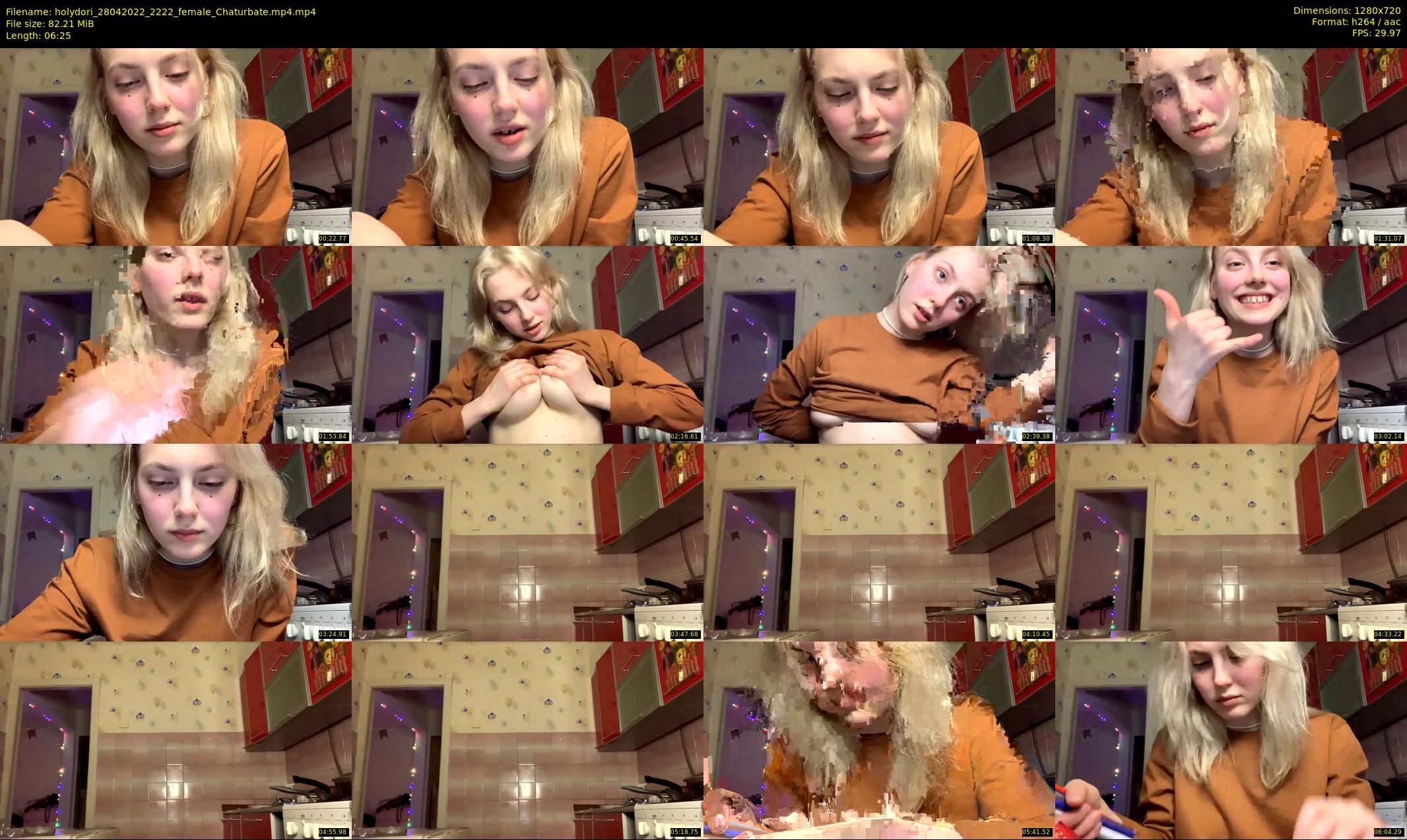 holydori — 7 minute Chaturbate female cam show recording, 720p, Apr 28, 2022