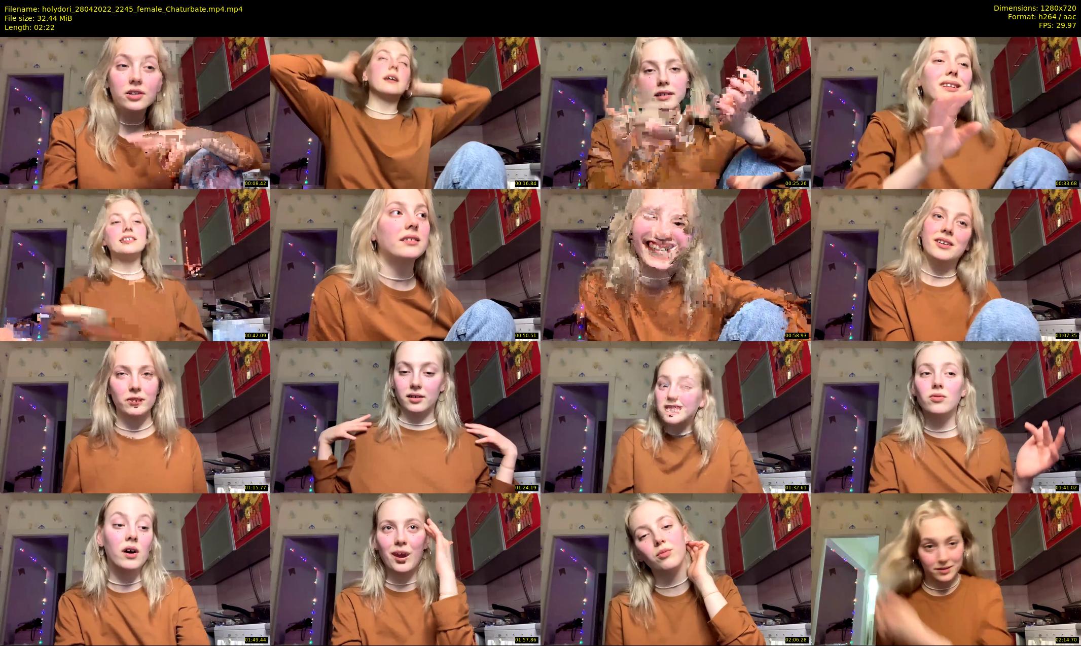 holydori — 3 minute Chaturbate female cam show recording, 720p, Apr 28, 2022