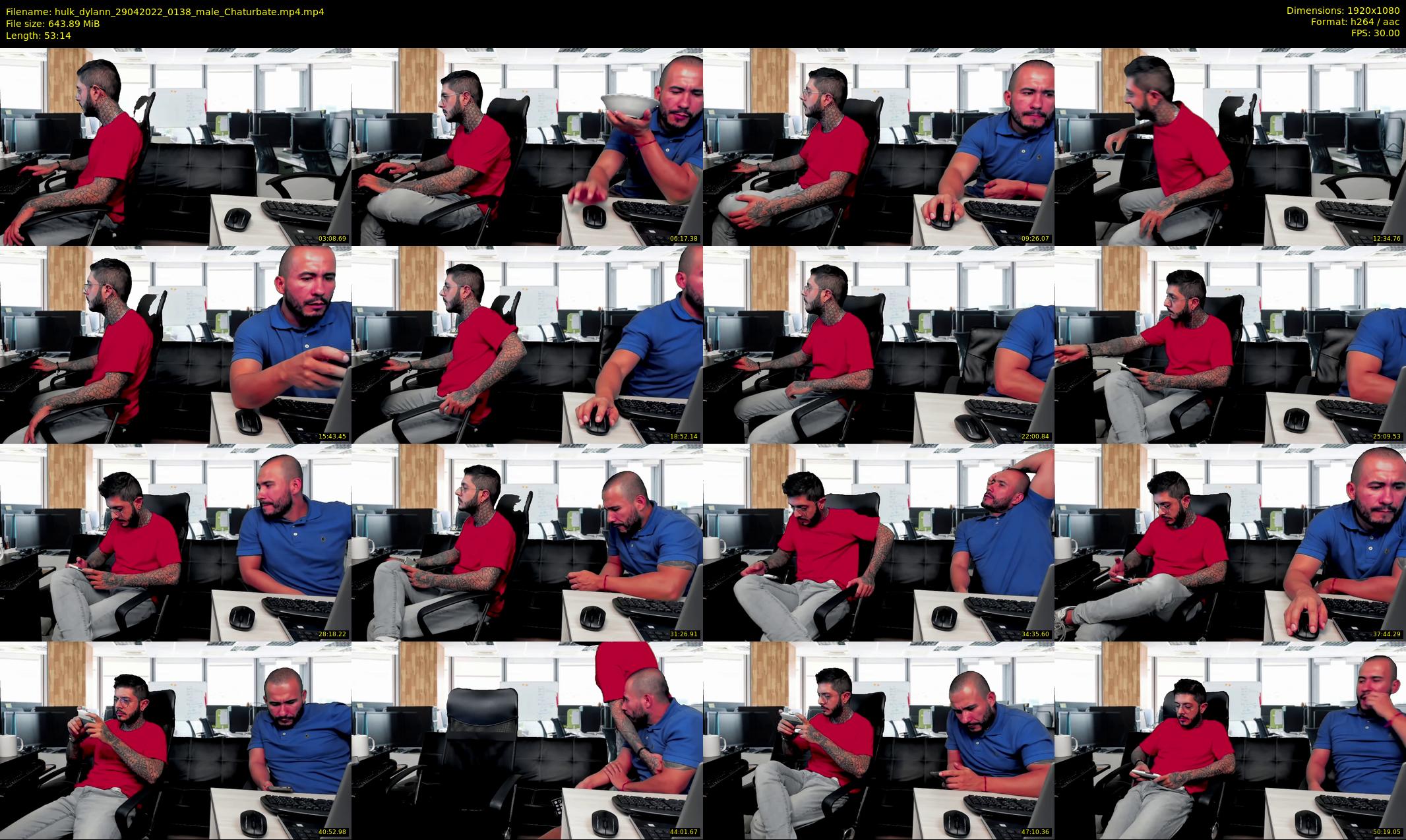 hulk_dylann — 54 minute Chaturbate male cam show recording, 1080p, Apr 29, 2022