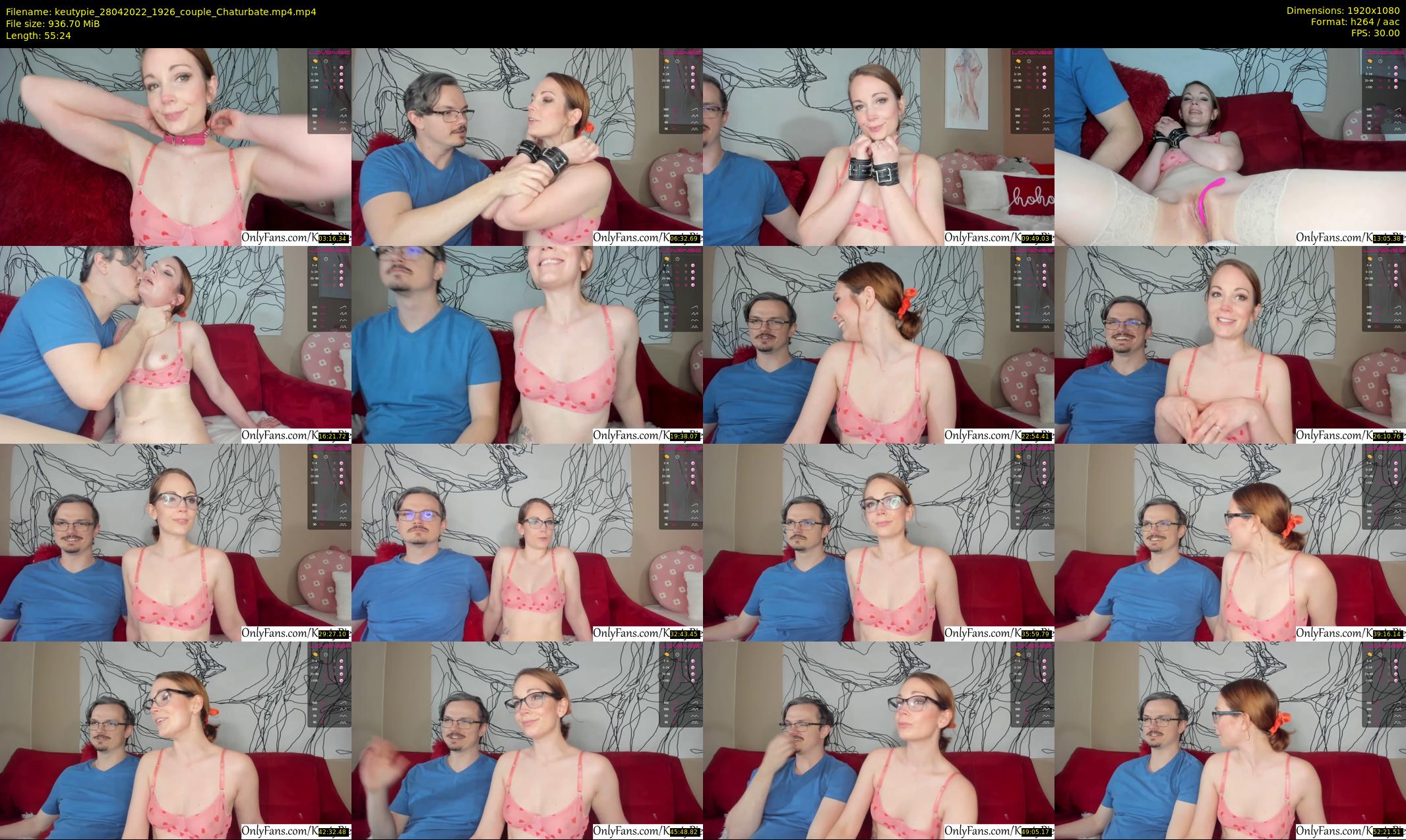 keutypie — 56 minute Chaturbate couple cam show recording, 1080p, Apr 28, 2022