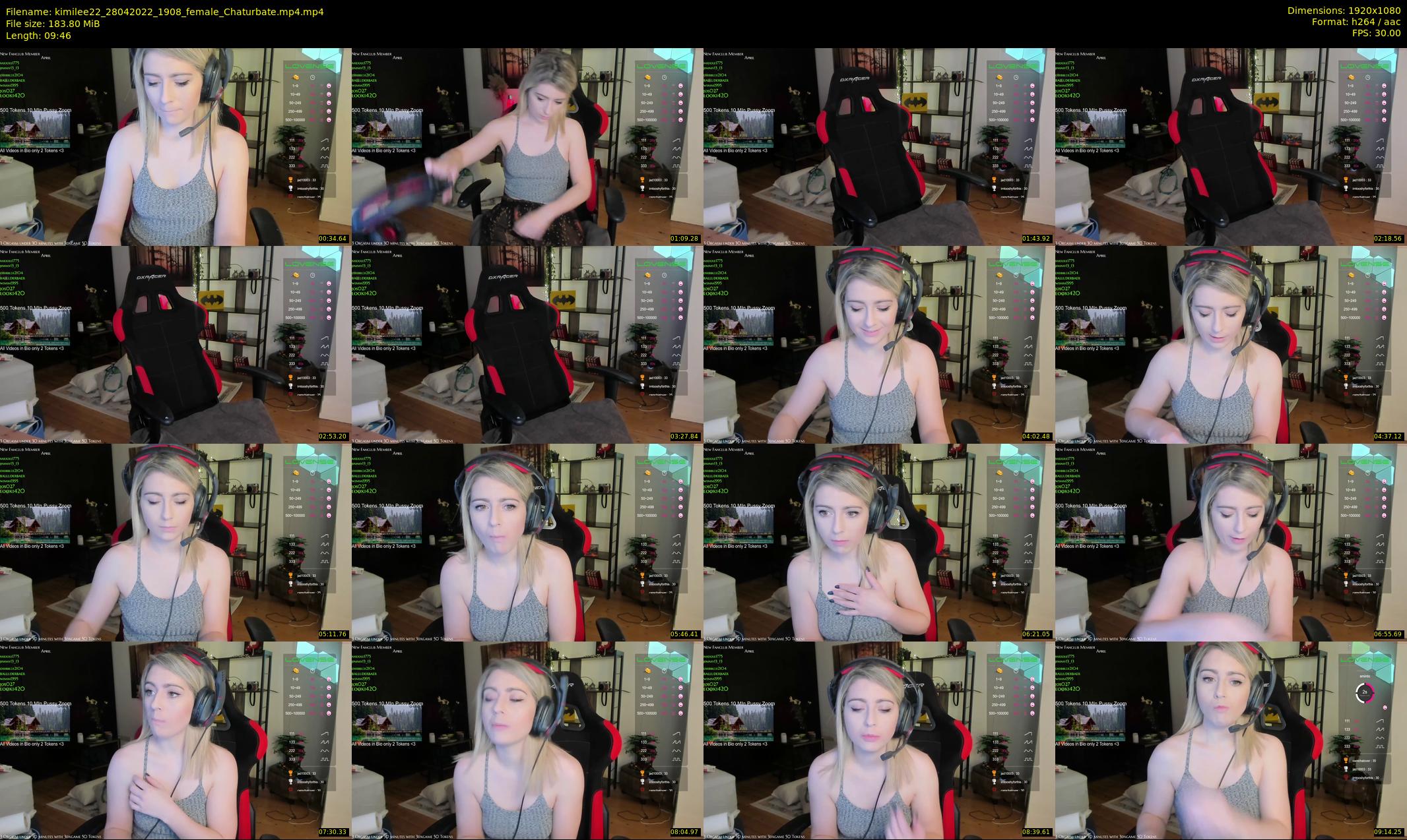 kimilee22 — 10 minute Chaturbate female cam show recording, 1080p, Apr 28, 2022