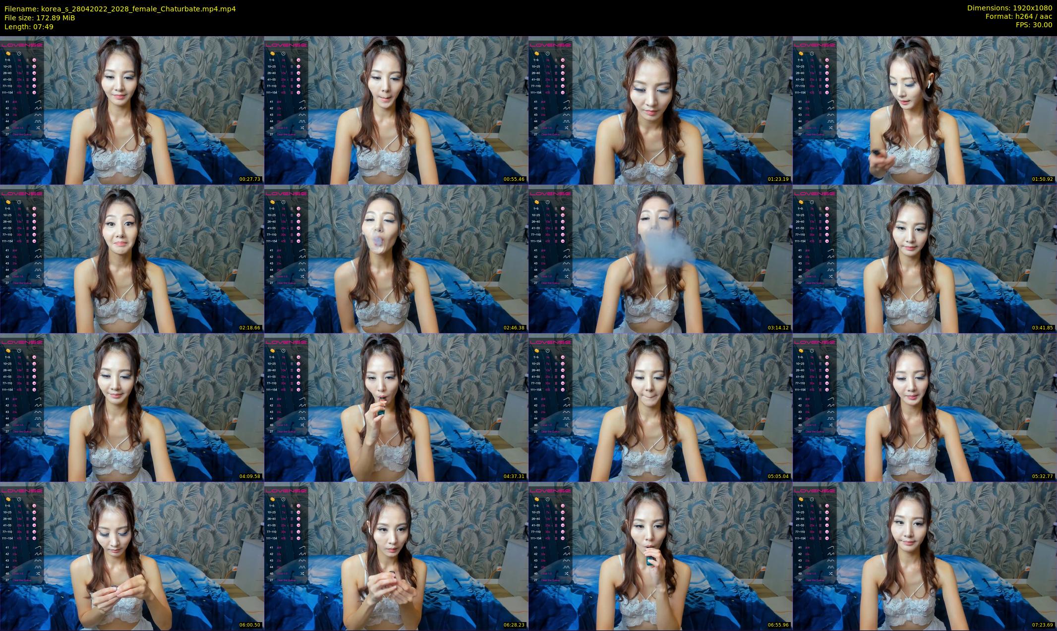 korea_s — 8 minute Chaturbate female cam show recording, 1080p, Apr 28, 2022
