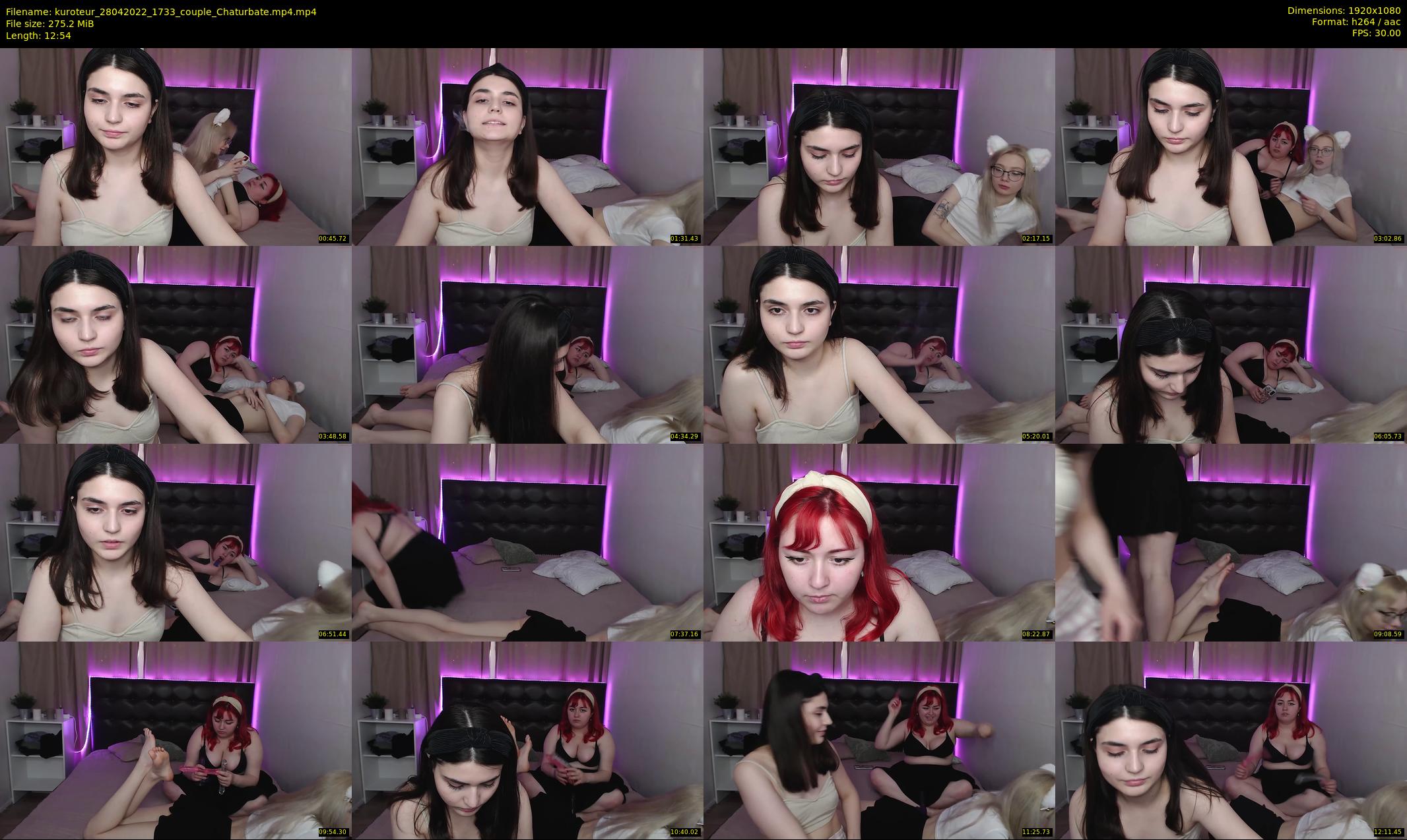 kuroteur — 13 minute Chaturbate couple cam show recording, 1080p, Apr 28, 2022