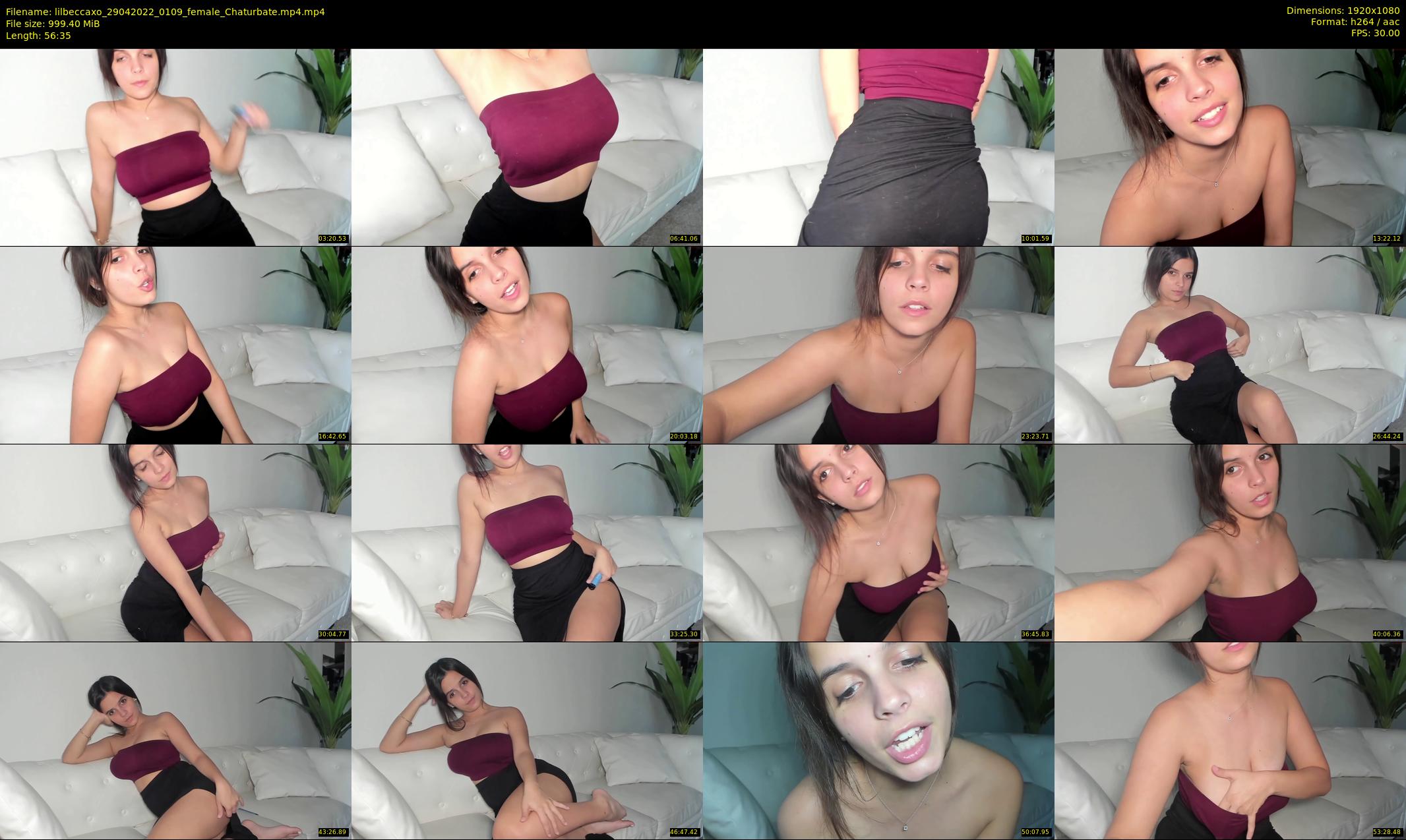 lilbeccaxo — 57 minute Chaturbate female cam show recording, 1080p, Apr 29, 2022
