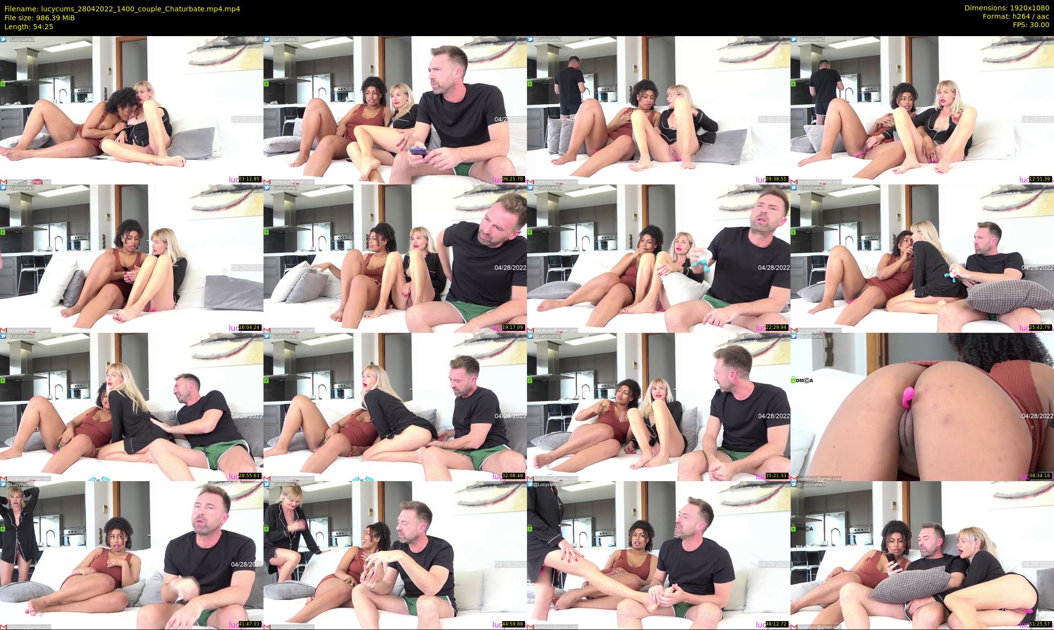 lucycums — 55 minute Chaturbate couple cam show recording, 1080p, Apr 28, 2022