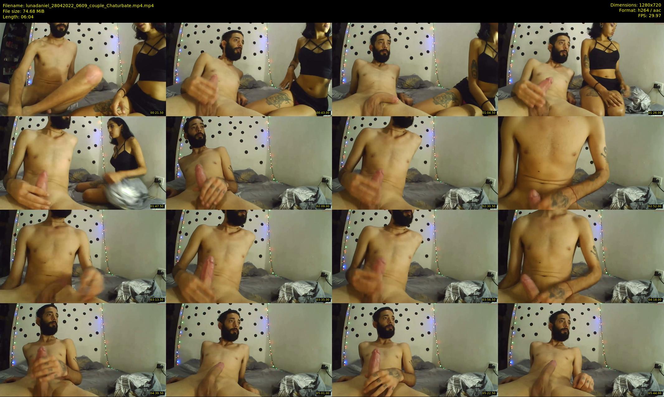 lunadaniel — 7 minute Chaturbate couple cam show recording, 720p, Apr 28, 2022