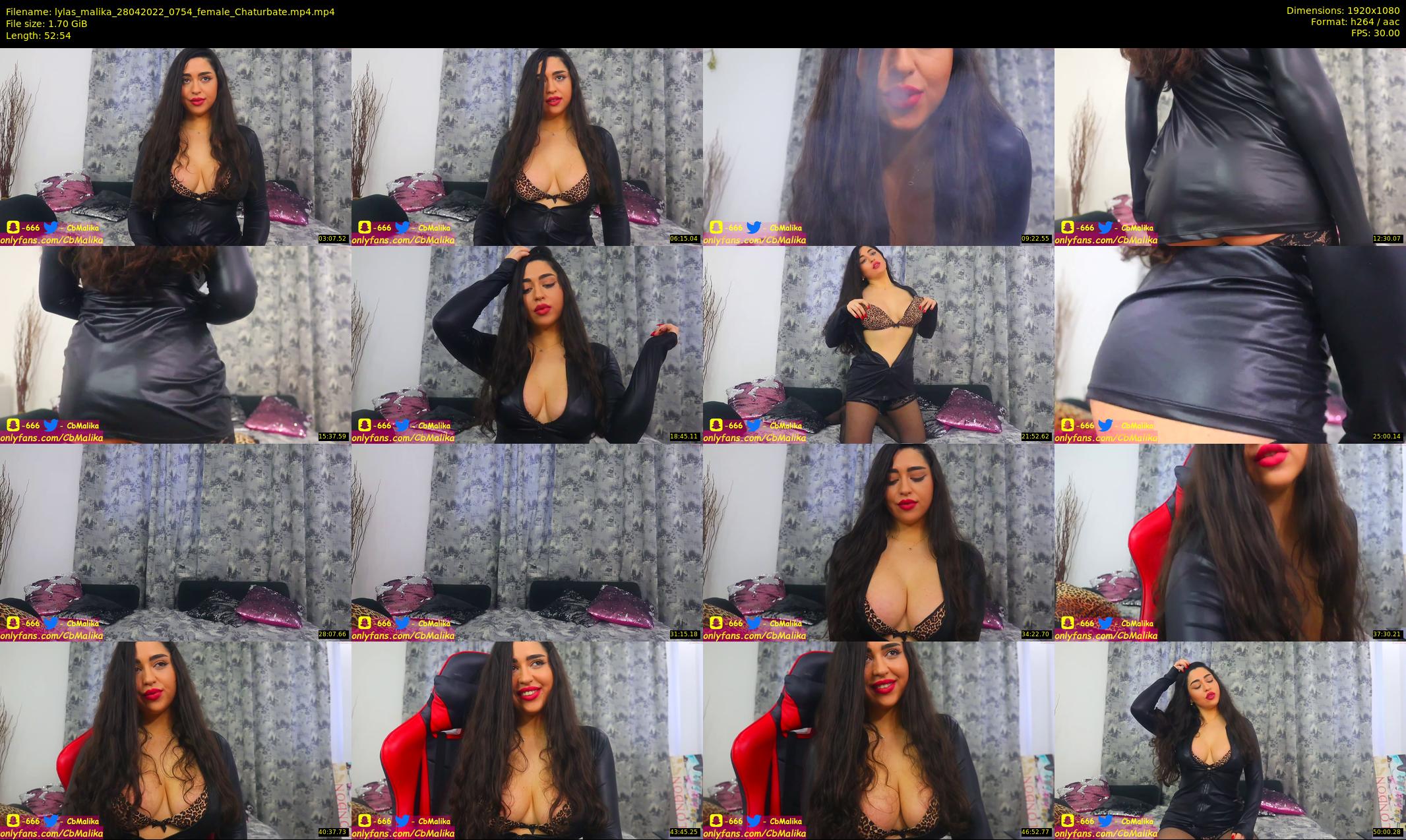 lylas_malika — 53 minute Chaturbate female cam show recording, 1080p, Apr 28, 2022