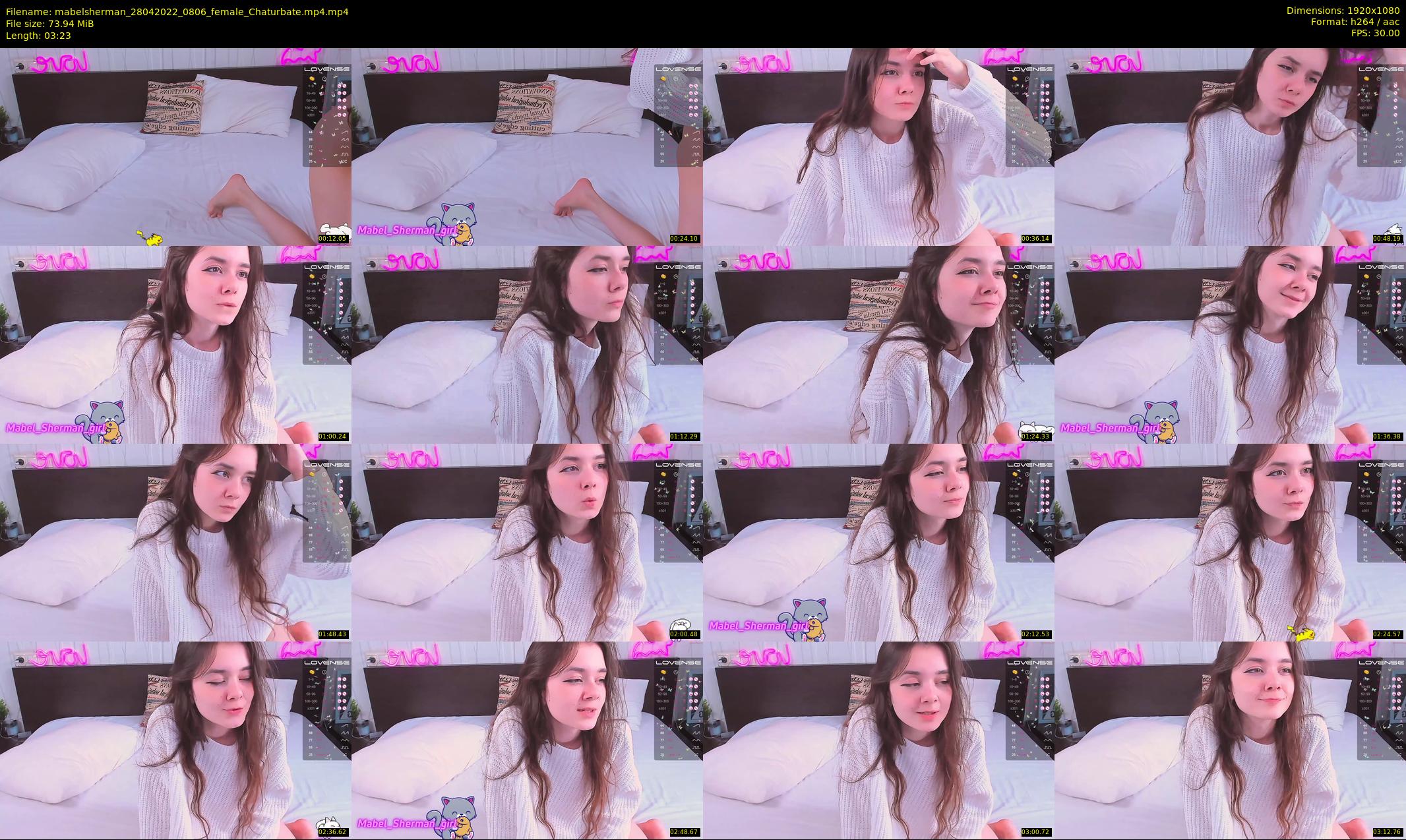 mabelsherman — 4 minute Chaturbate couple cam show recording, 1080p, Apr 28, 2022