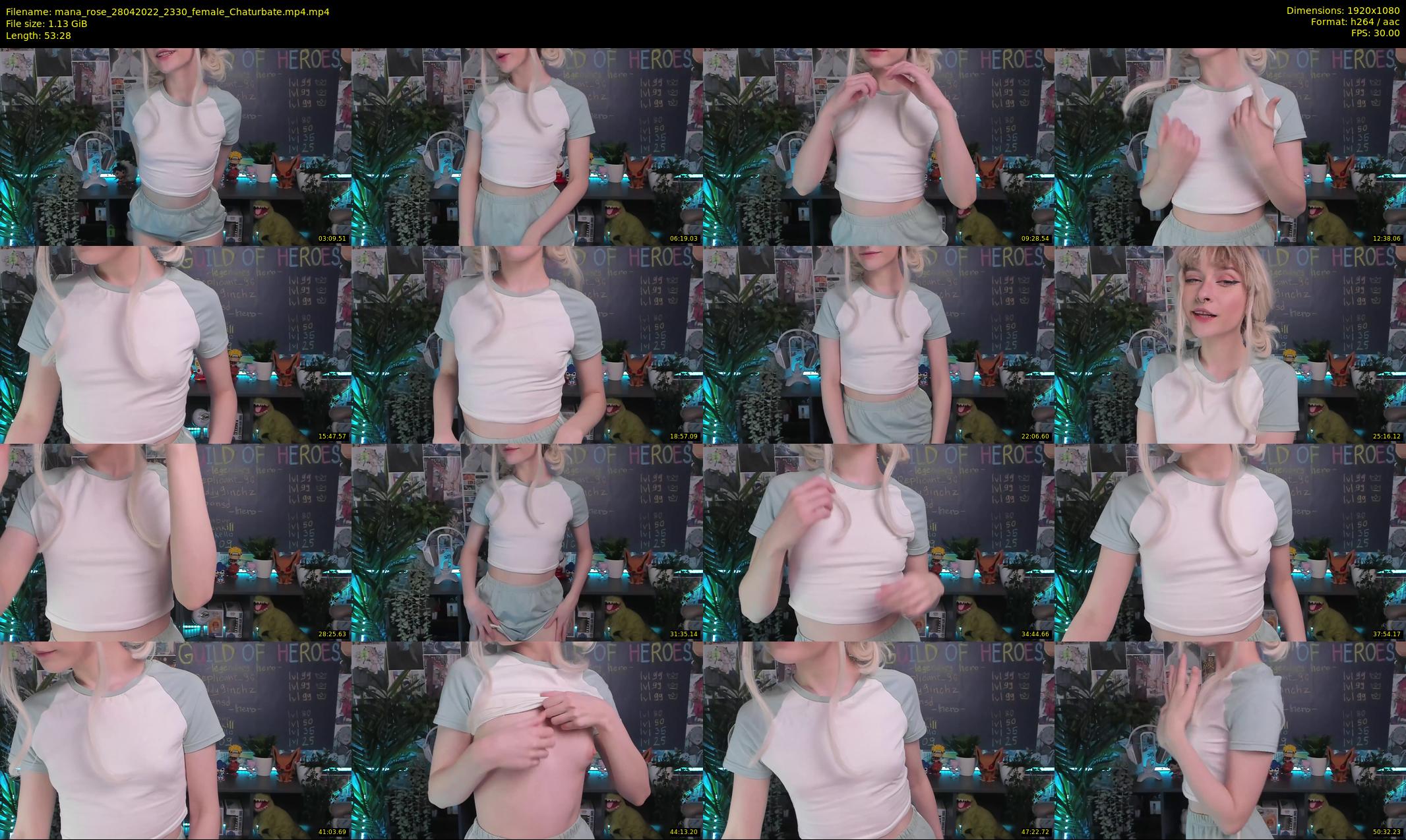 mana_rose — 54 minute Chaturbate female cam show recording, 1080p, Apr 28, 2022