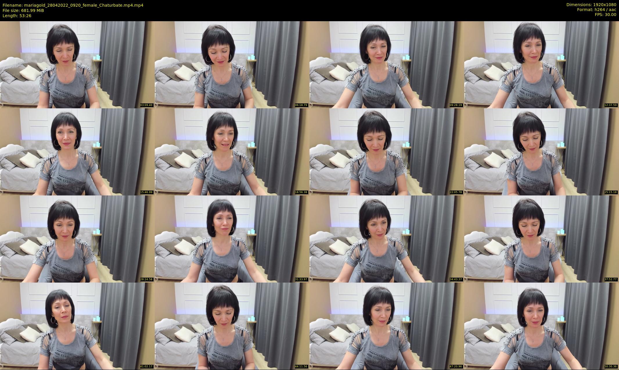 mariagold — 54 minute Chaturbate female cam show recording, 1080p, Apr 28, 2022