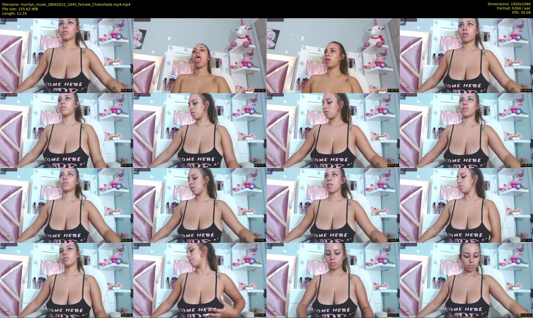 marilyn_rouse — 12 minute Chaturbate female cam show recording, 1080p, Apr 28, 2022