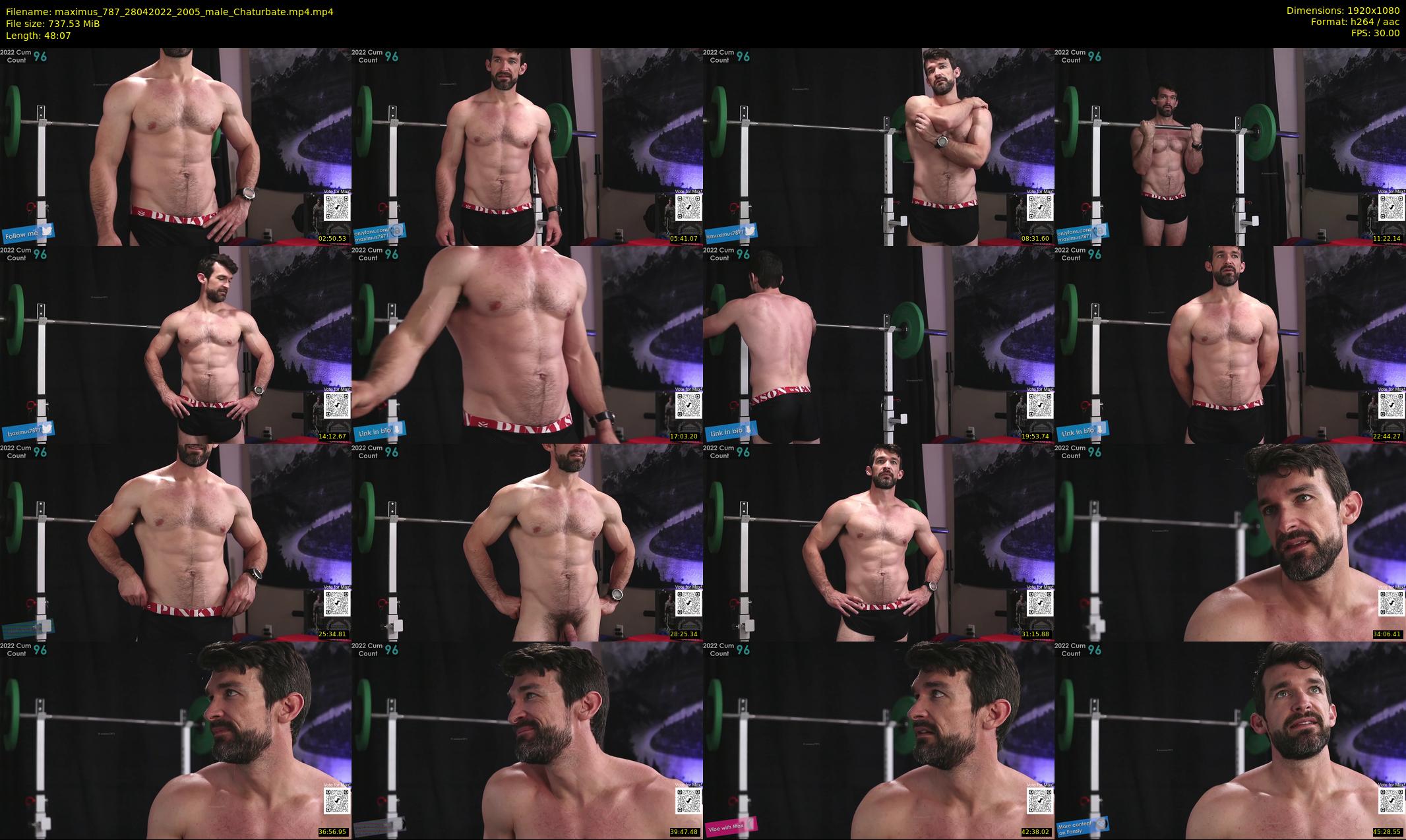 maximus_787 — 49 minute Chaturbate male cam show recording, 1080p, Apr 28, 2022