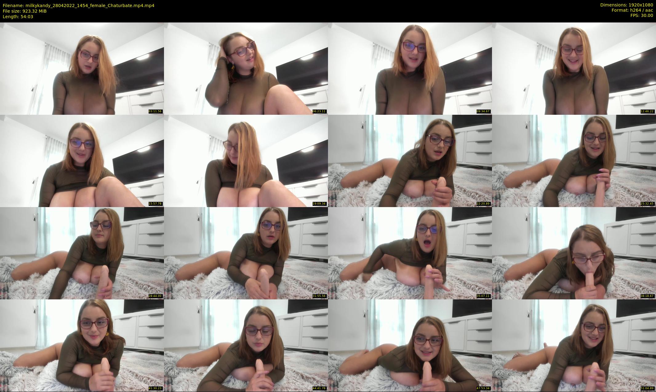 milkykandy — 55 minute Chaturbate female cam show recording, 1080p, Apr 28, 2022