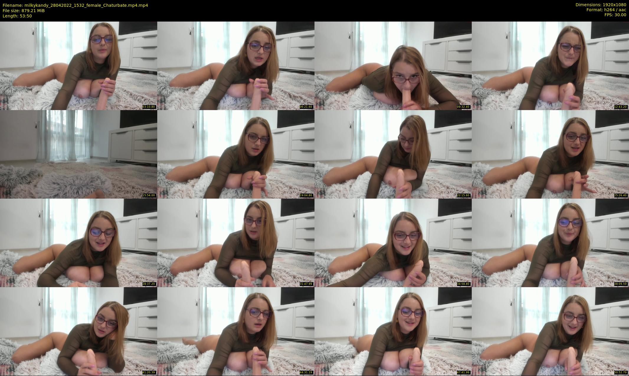 milkykandy — 54 minute Chaturbate female cam show recording, 1080p, Apr 28, 2022