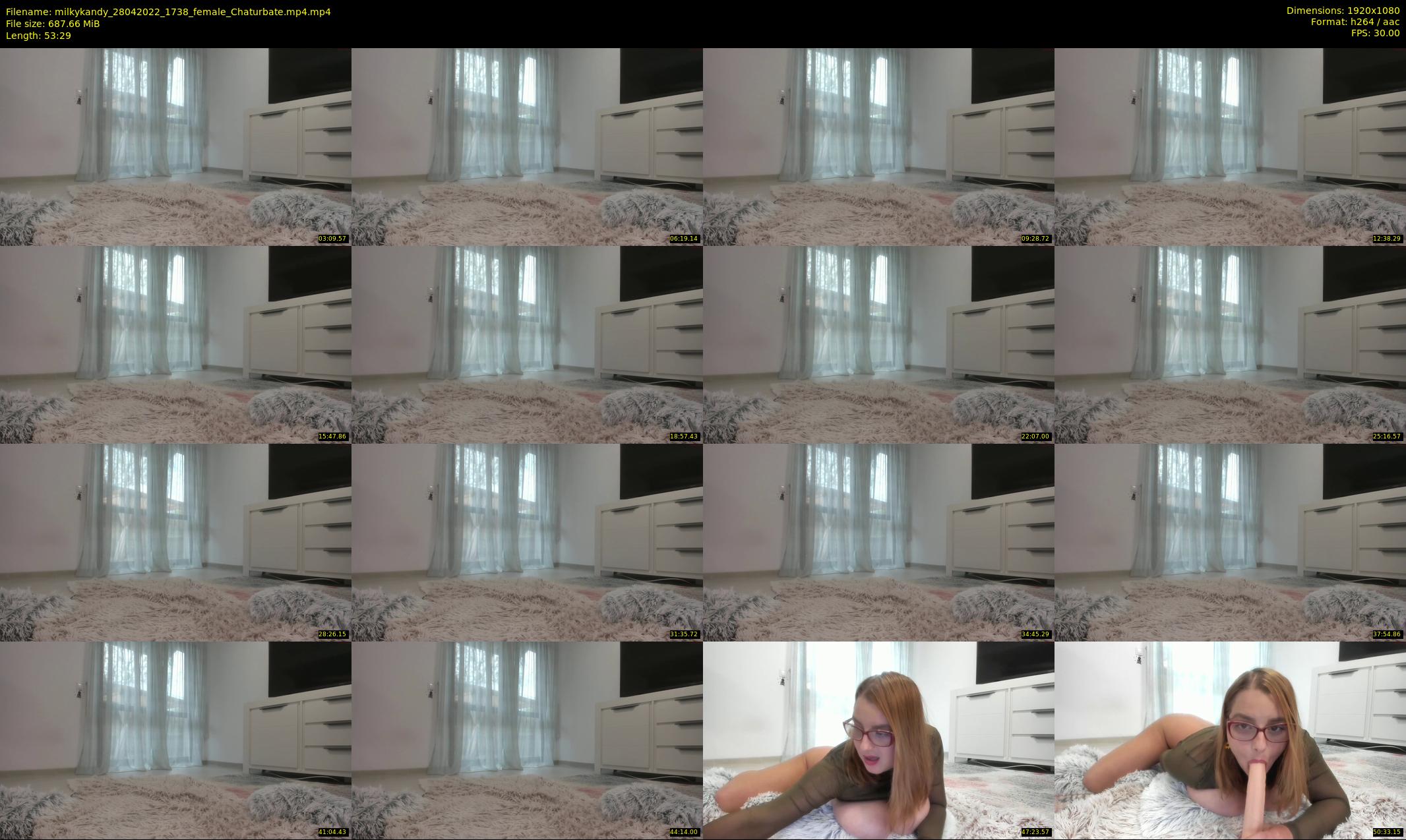 milkykandy — 54 minute Chaturbate female cam show recording, 1080p, Apr 28, 2022