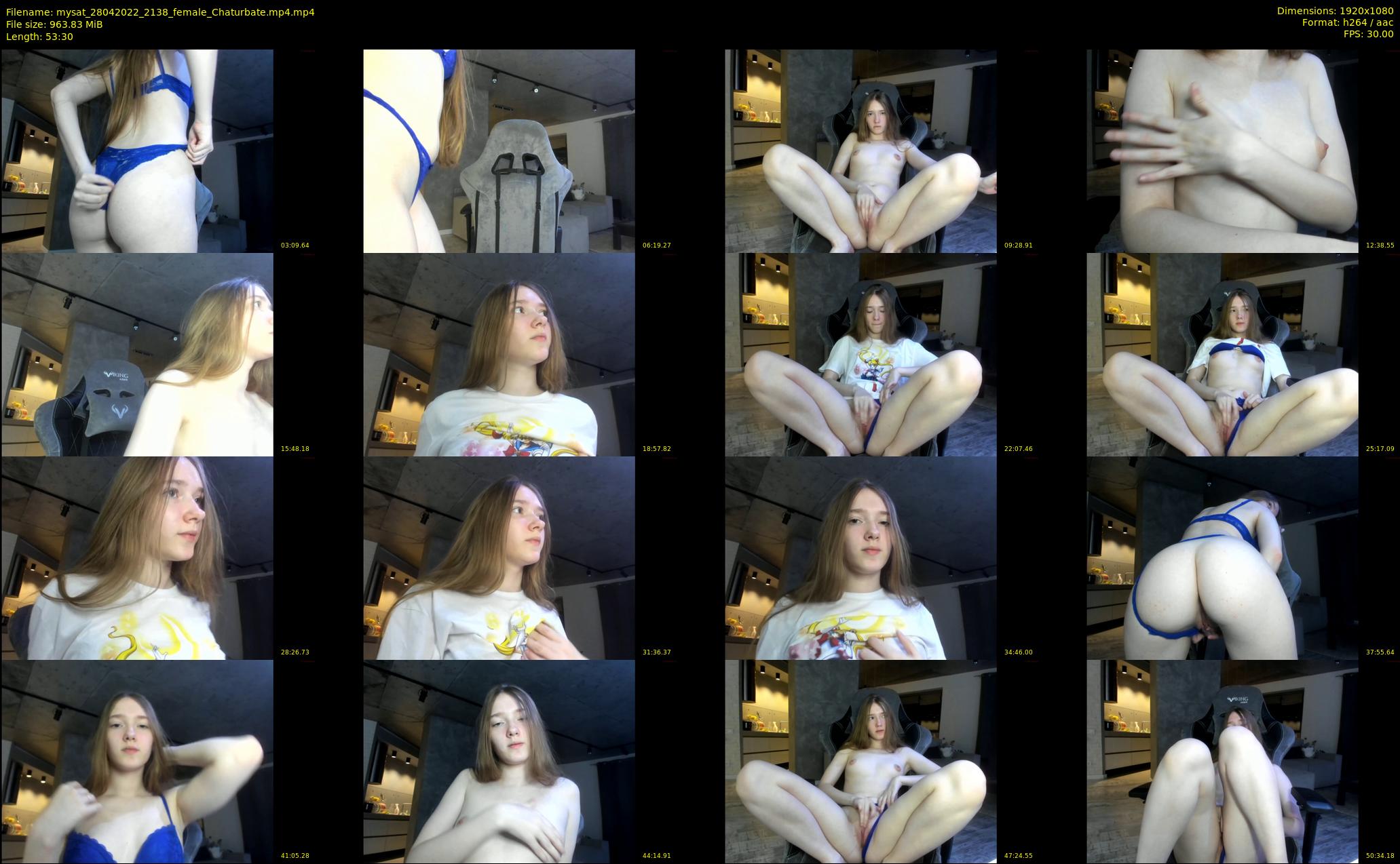 mysat — 54 minute Chaturbate female cam show recording, 1080p, Apr 28, 2022