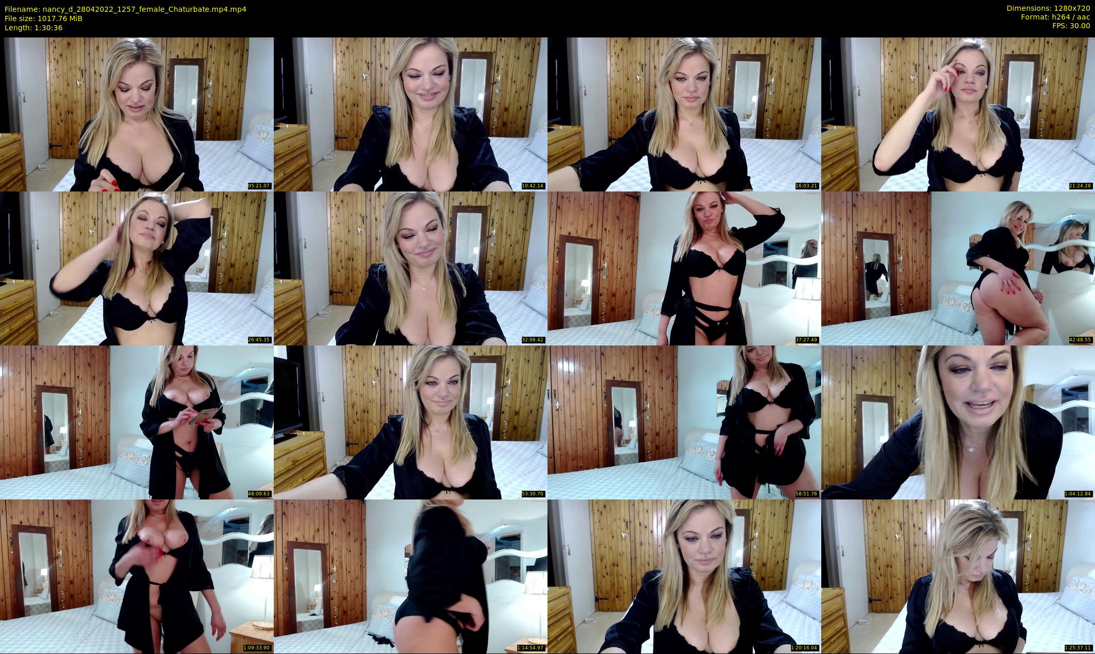 nancy_d — 91 minute Chaturbate female cam show recording, 720p, Apr 28, 2022