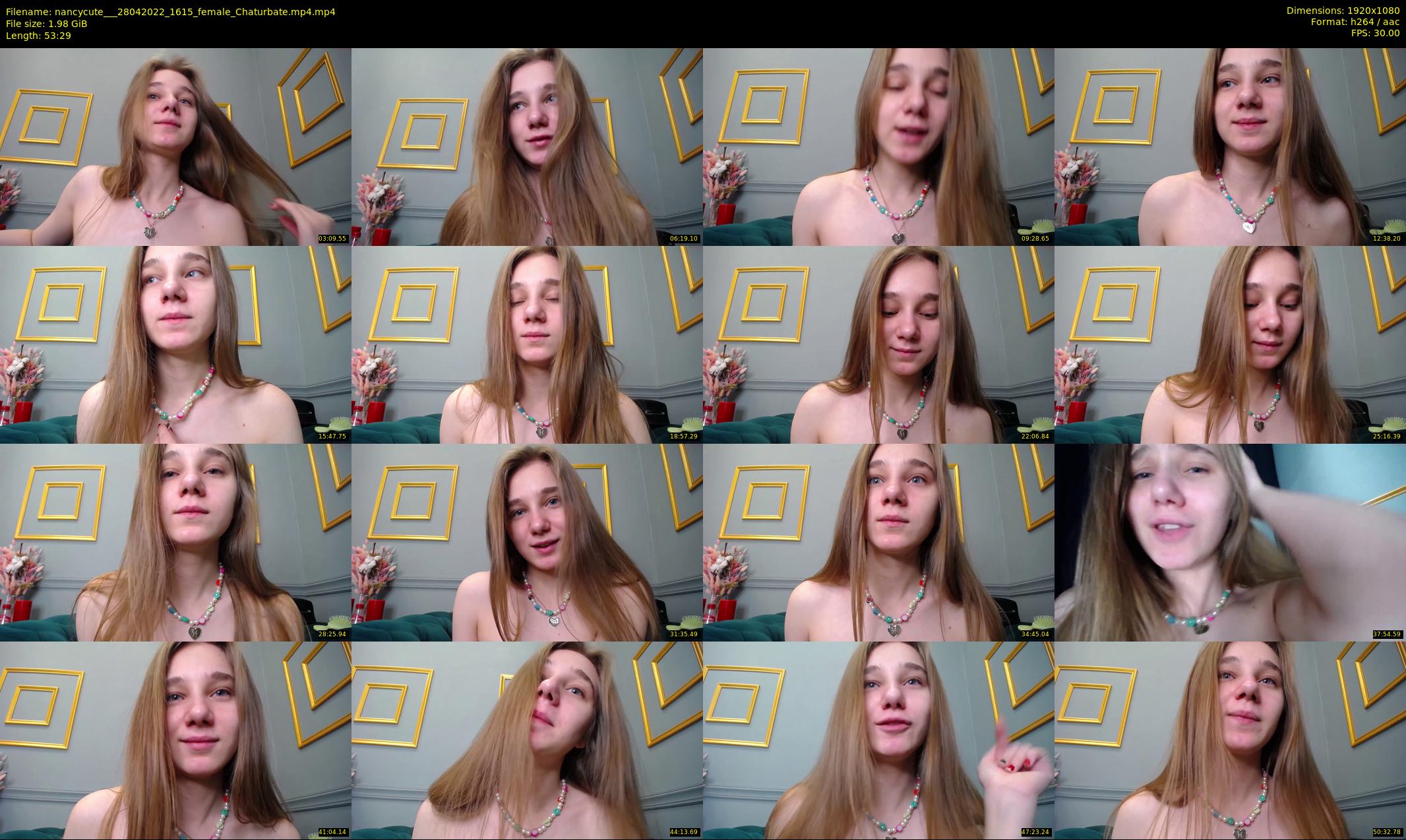 nancycute__ — 54 minute Chaturbate female cam show recording, 1080p, Apr 28, 2022