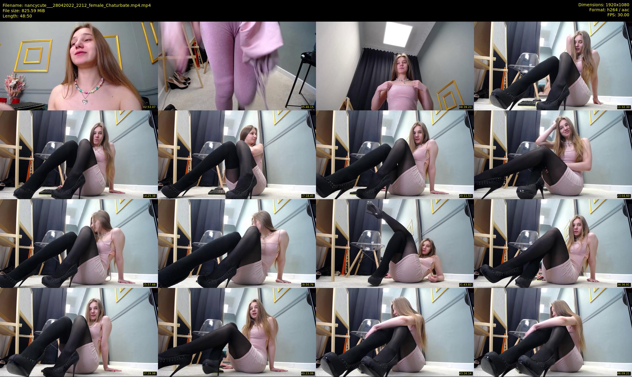 nancycute__ — 49 minute Chaturbate female cam show recording, 1080p, Apr 28, 2022