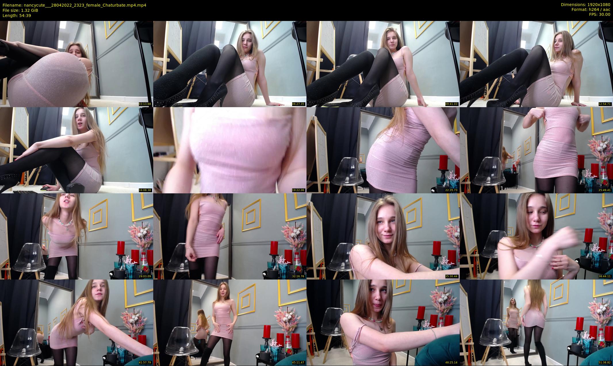 nancycute__ — 55 minute Chaturbate female cam show recording, 1080p, Apr 28, 2022