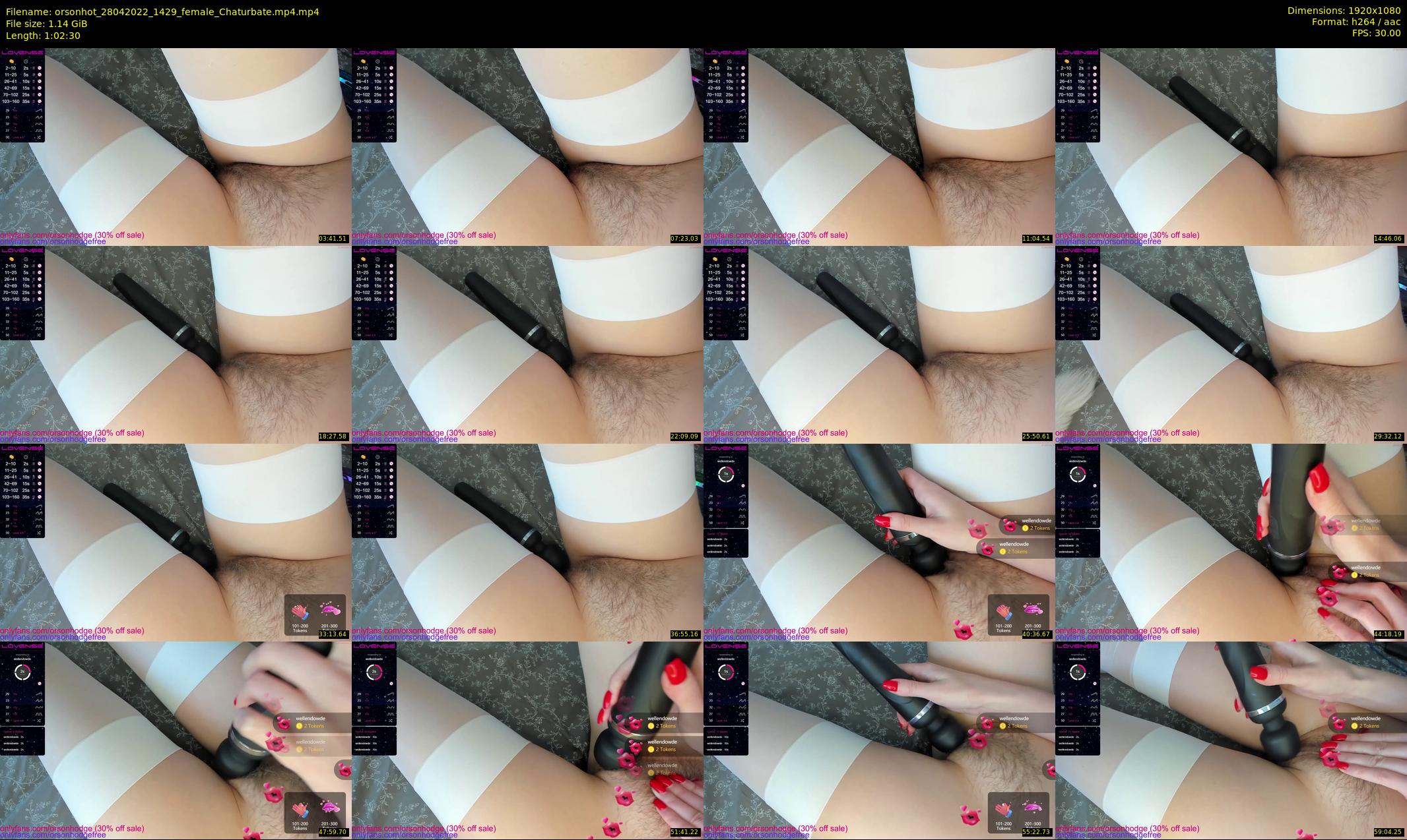 orsonhot — 63 minute Chaturbate female cam show recording, 1080p, Apr 28, 2022